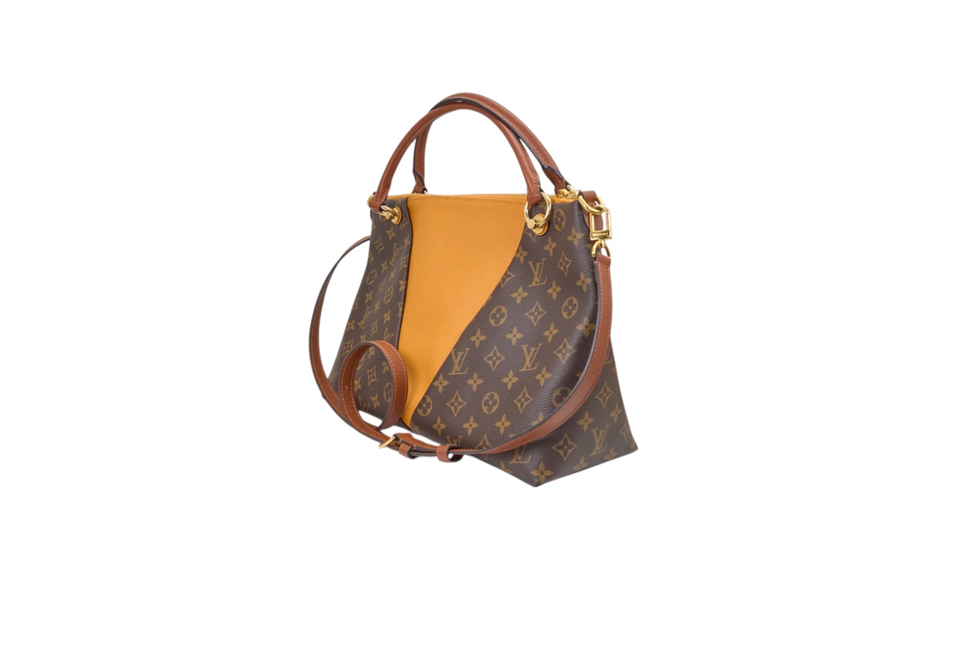 Louis Vuitton V Tote Monogram Safran