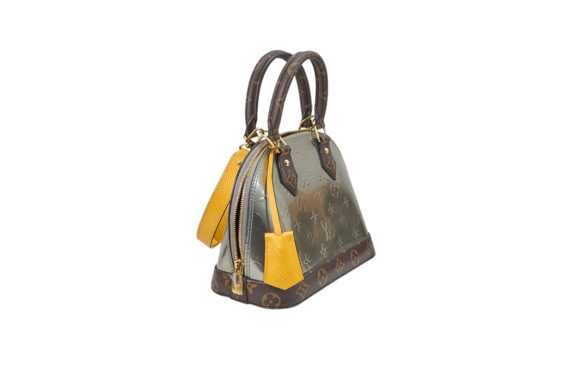 Louis Vuitton Alma BB Monogram Metallise Bitume