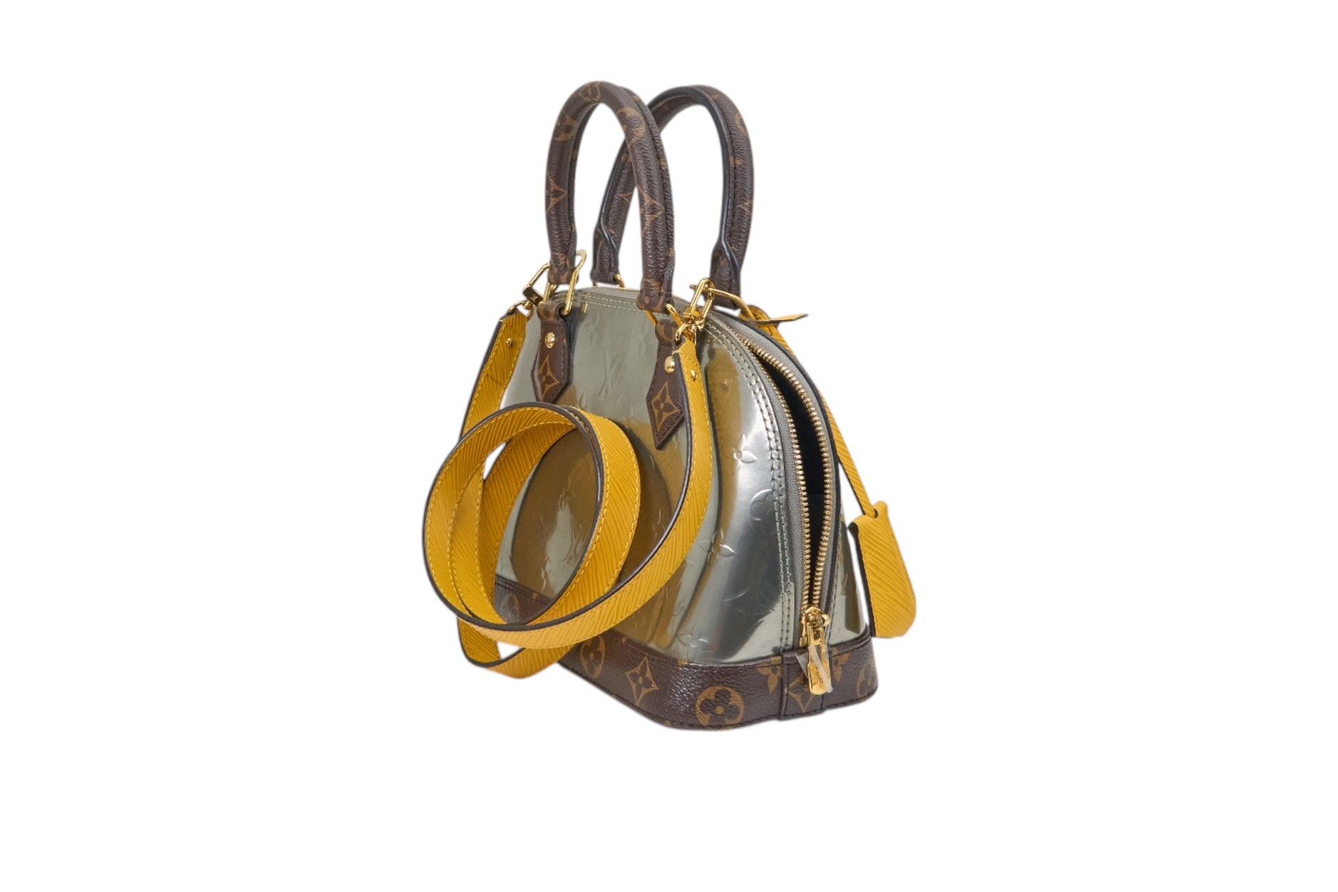 Louis Vuitton Alma BB Monogram Metallise Bitume