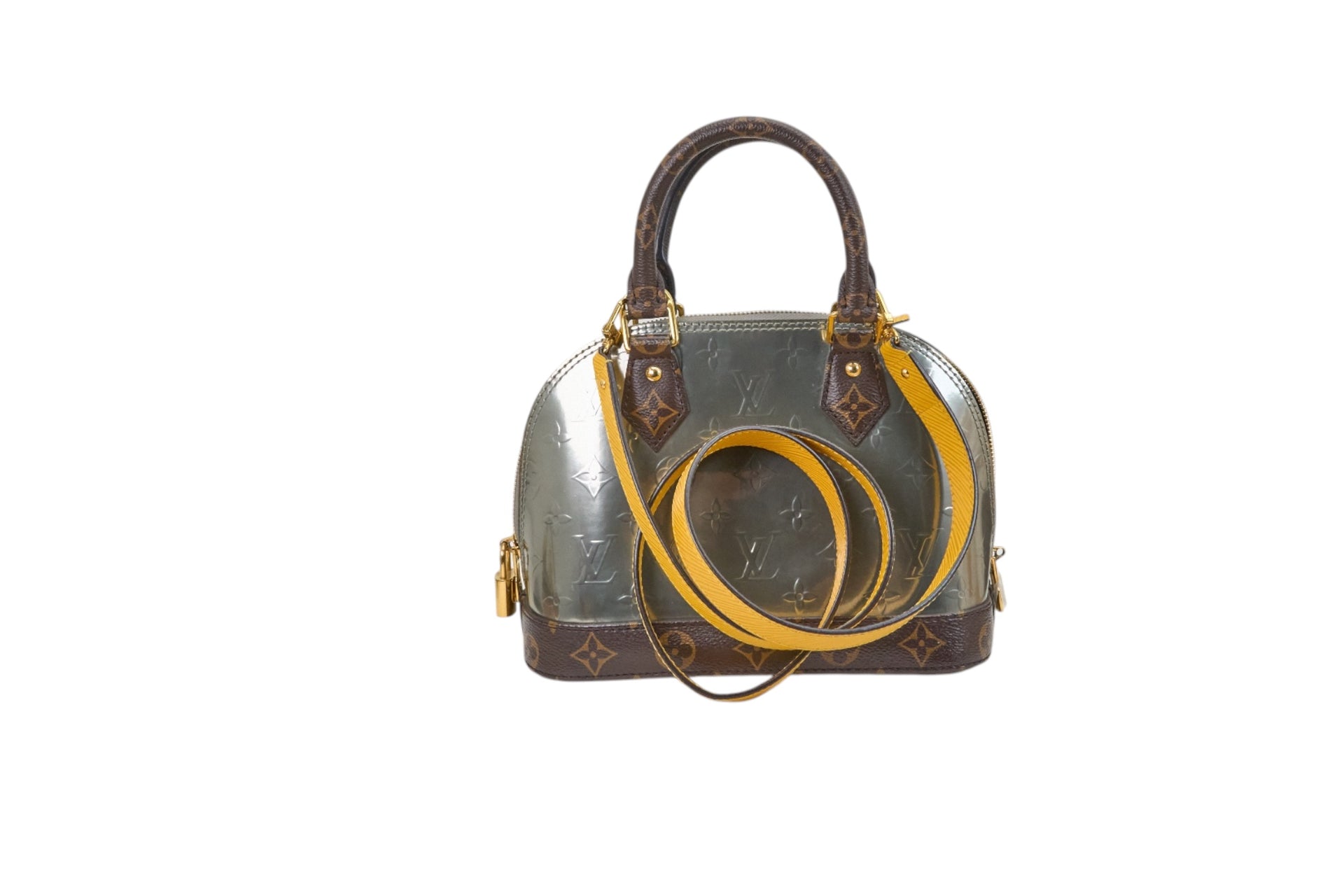 Louis Vuitton Alma BB Monogram Metallise Bitume