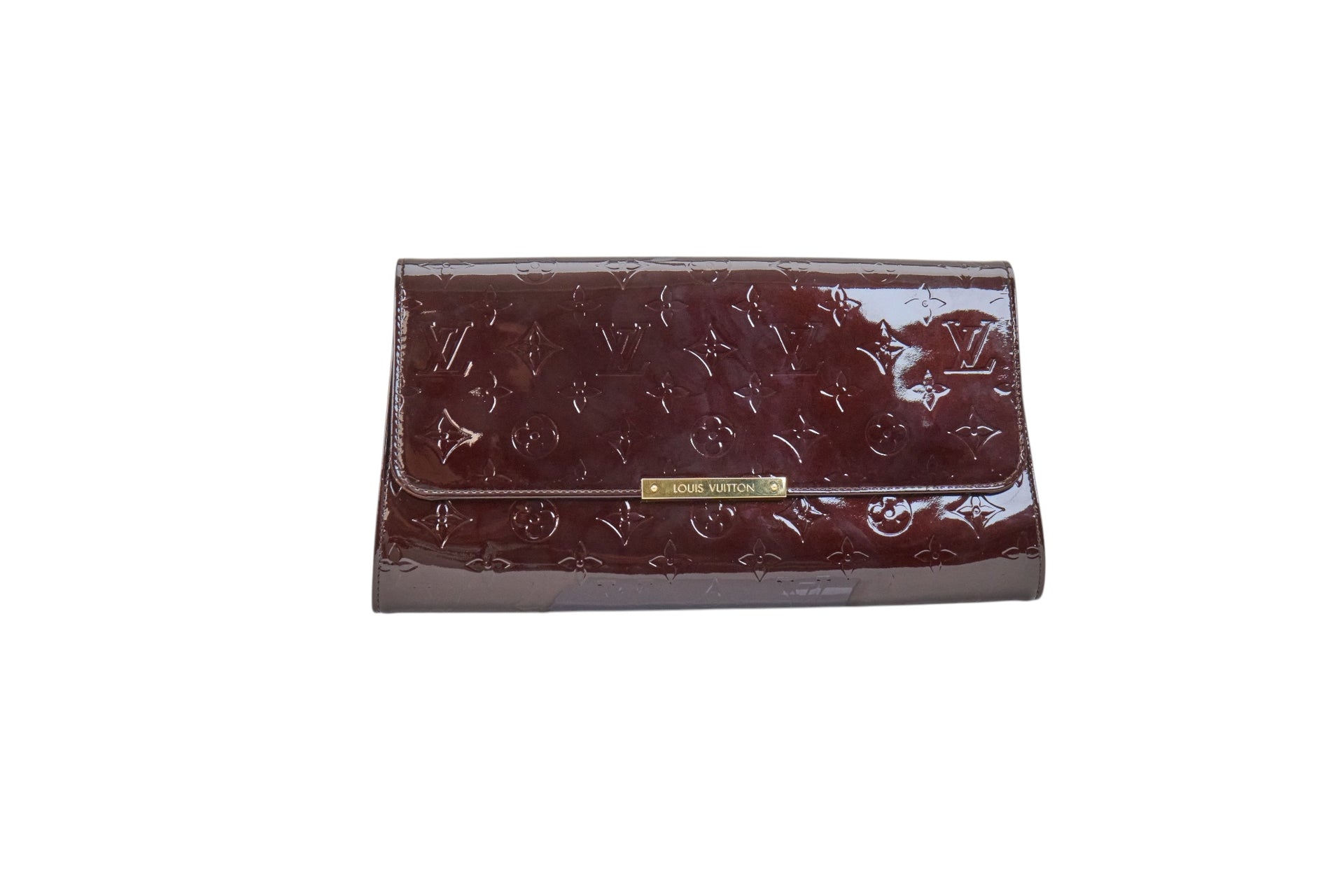Louis Vuitton Robertson Clutch Monogram Vernis Amarante