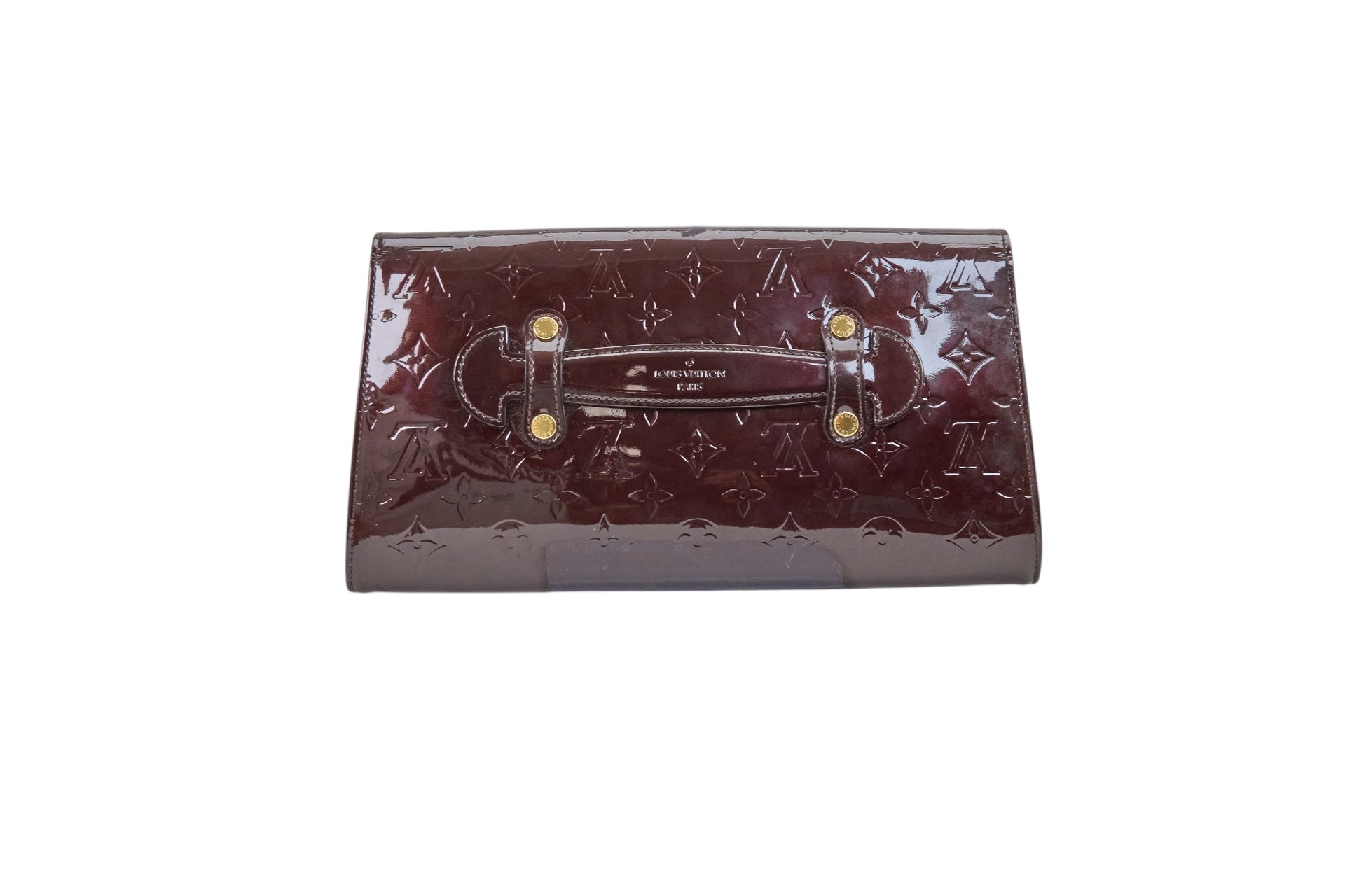 Louis Vuitton Robertson Clutch Monogram Vernis Amarante