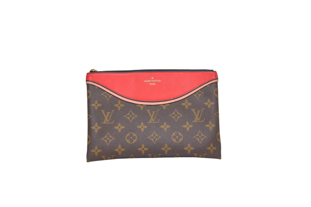 Louis Vuitton Tuileries Pochette Monogram Red