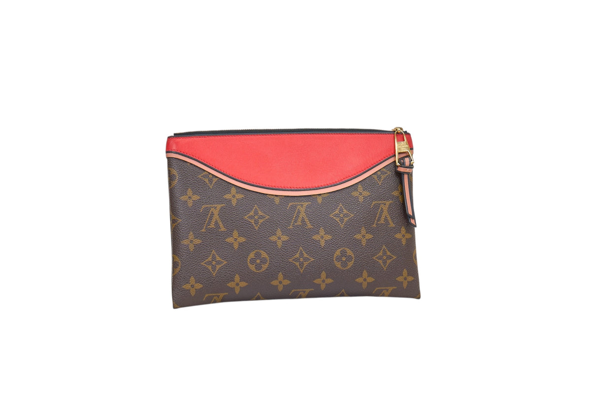 Louis Vuitton Tuileries Pochette Monogram Red
