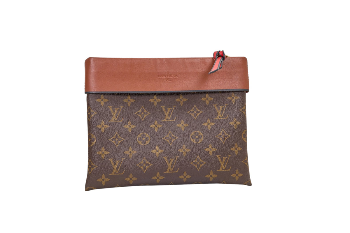 Louis Vuitton Tuileries Pochette Monogram Caramel
