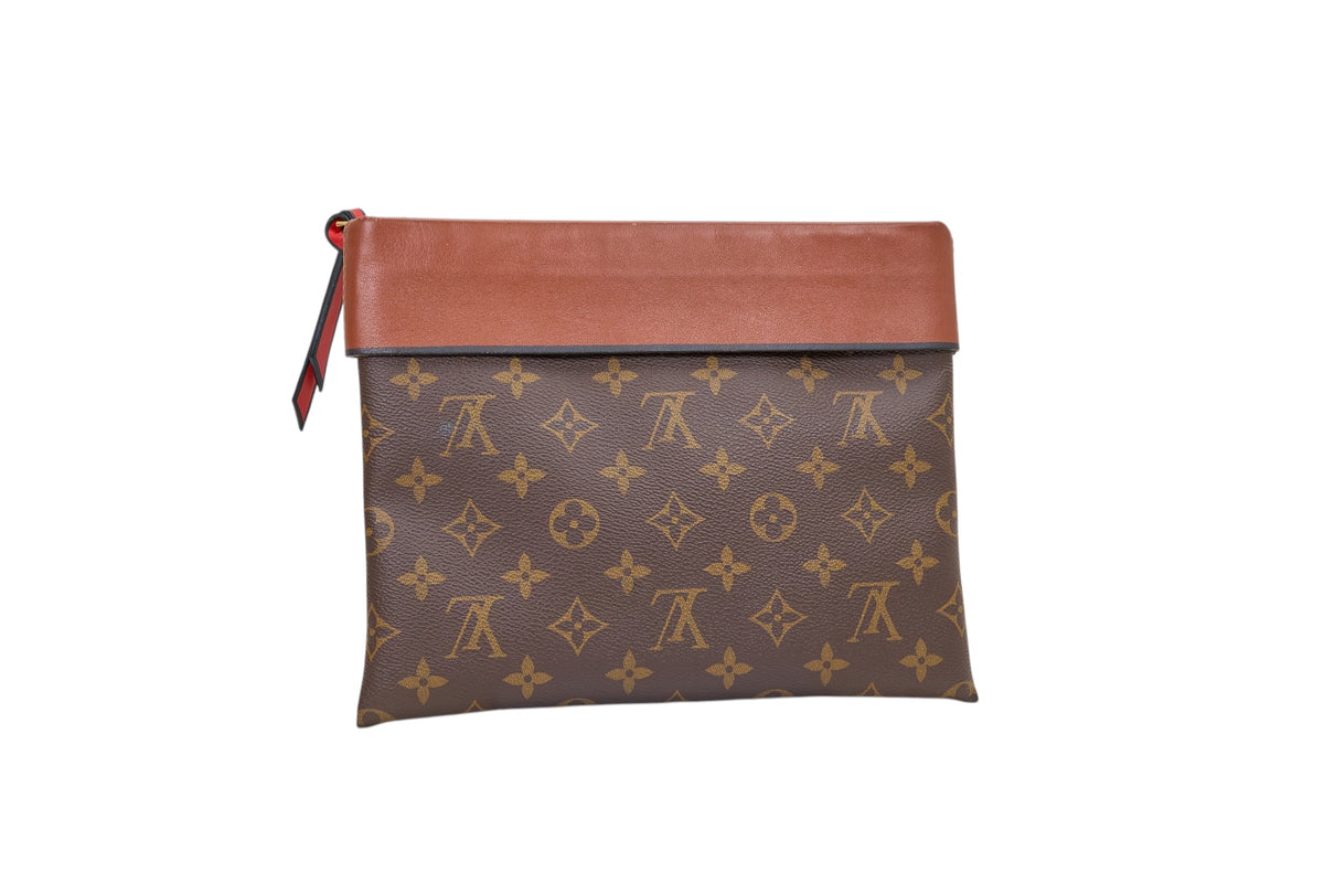 Louis Vuitton Tuileries Pochette Monogram Caramel
