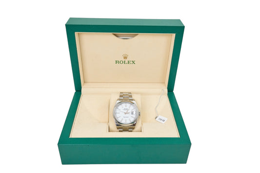 41mm Rolex Datejust II White Dial on Oyster Bracelet