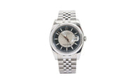 36mm Rolex Datejust "Tuxedo" on Hidden Clasp Jubilee
