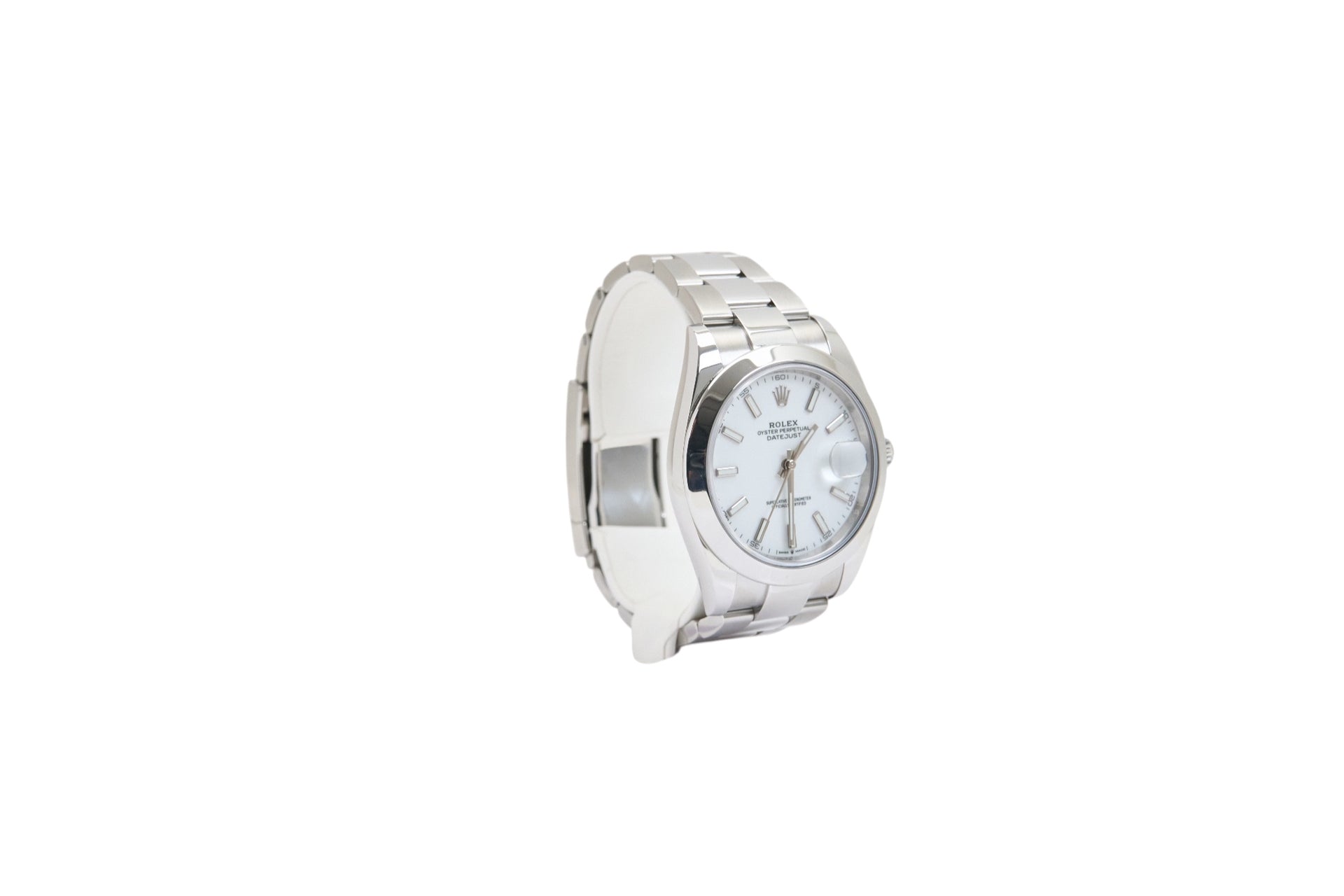 41mm Rolex Datejust II White Dial on Oyster Bracelet