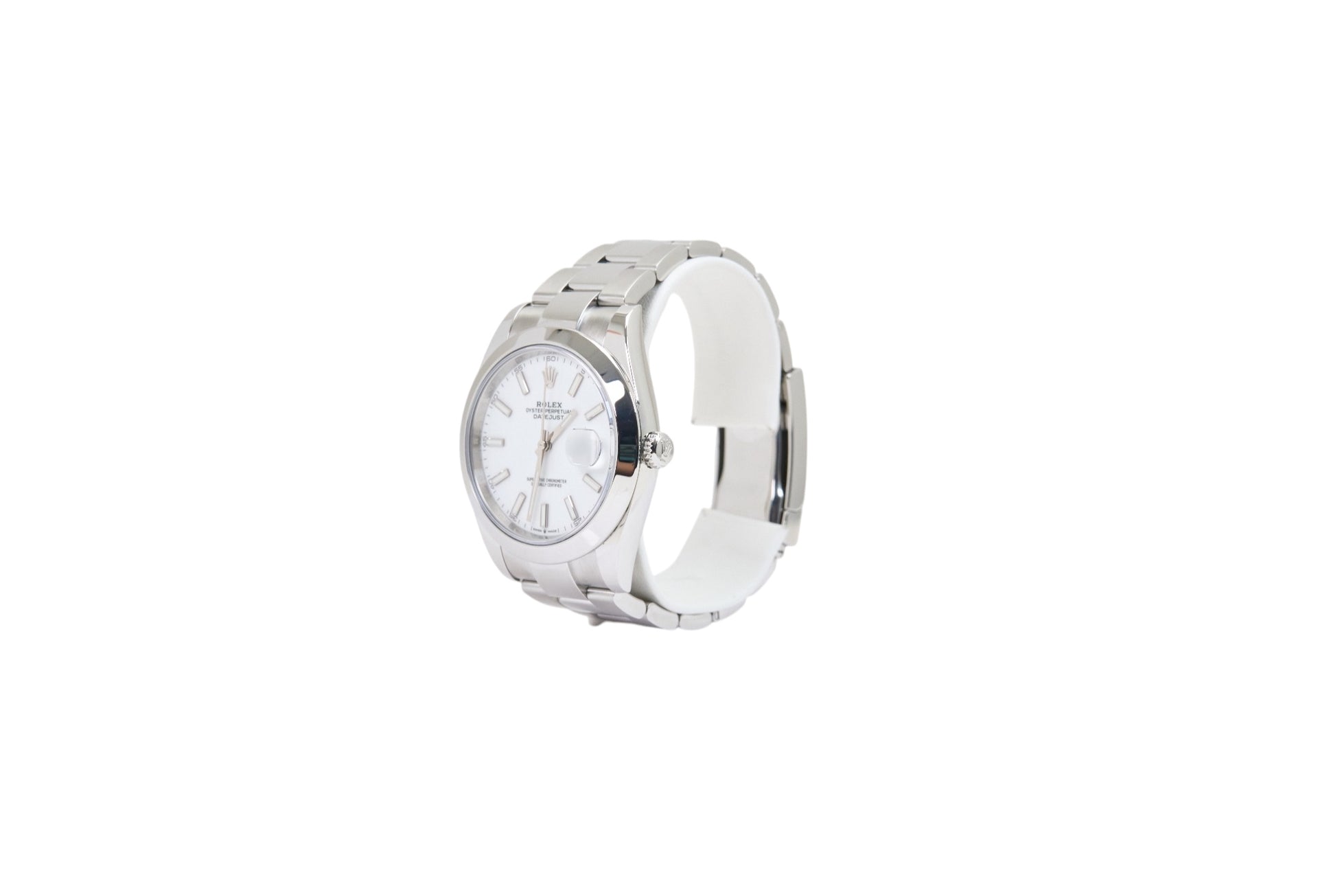 41mm Rolex Datejust II White Dial on Oyster Bracelet
