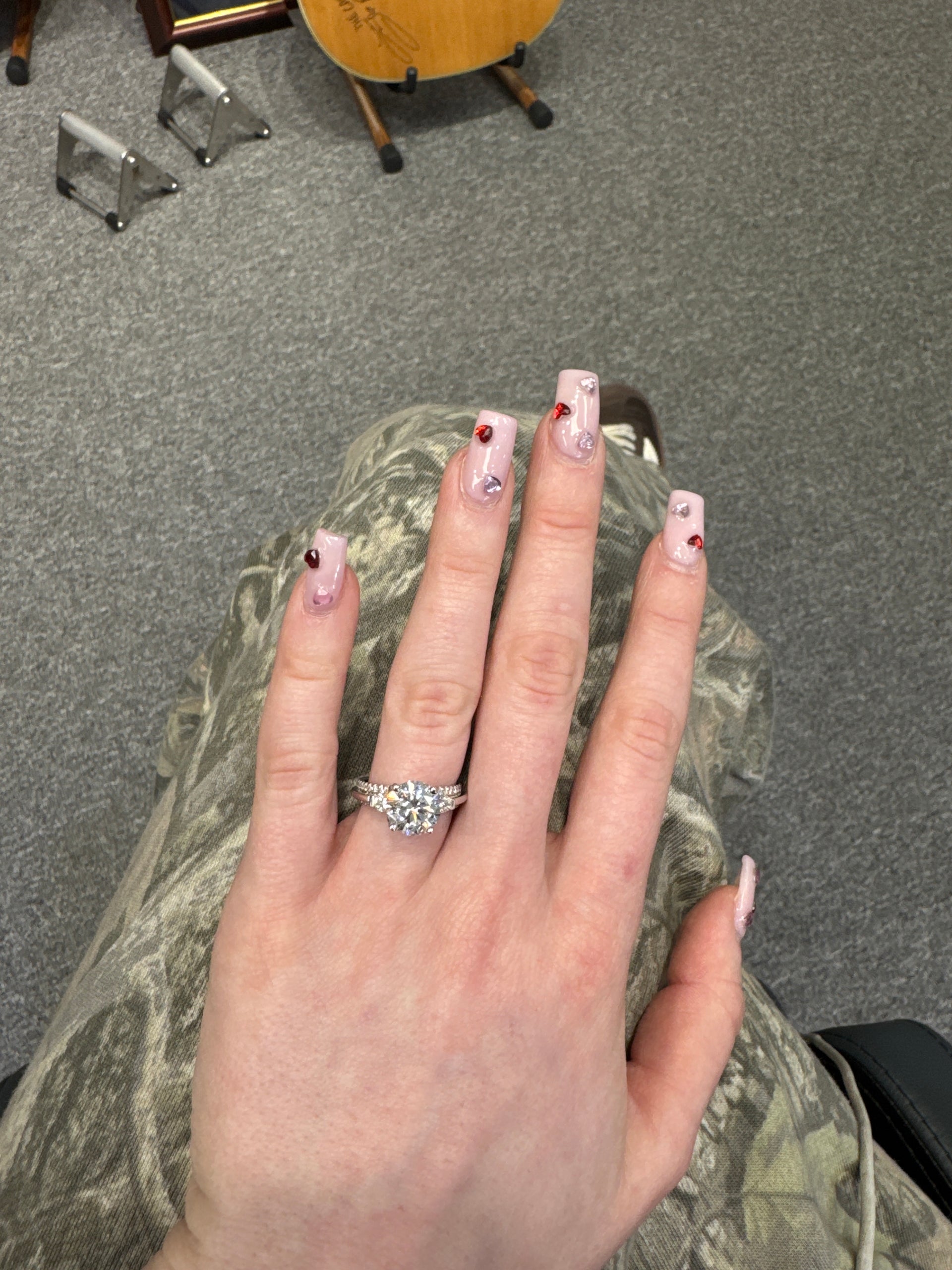 3.03ct. E VS1 Lab Grown Round Diamond in 18K White Gold Custom Mounting