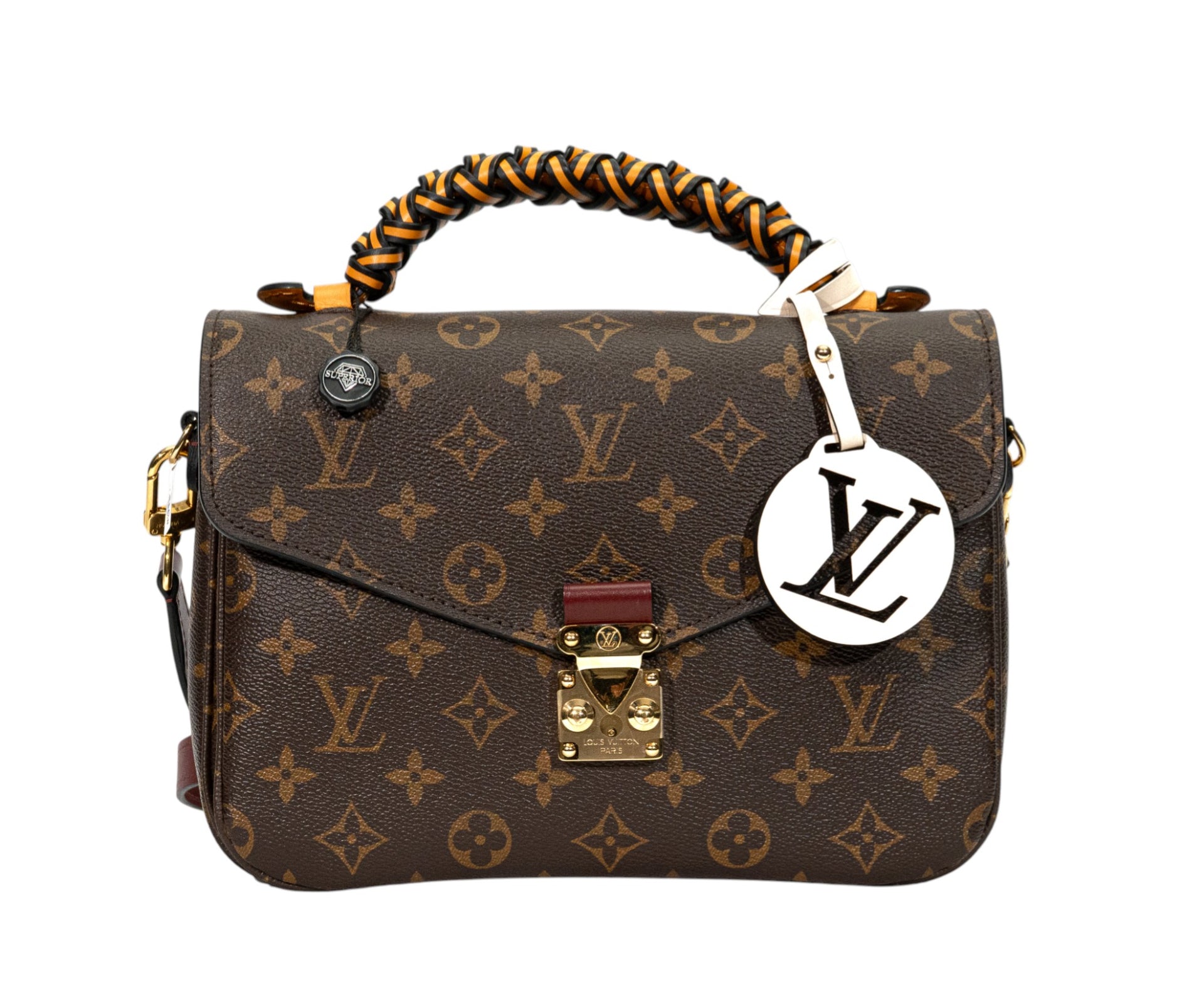 Louis Vuitton Pochette Metis Braided Monogram Saffron