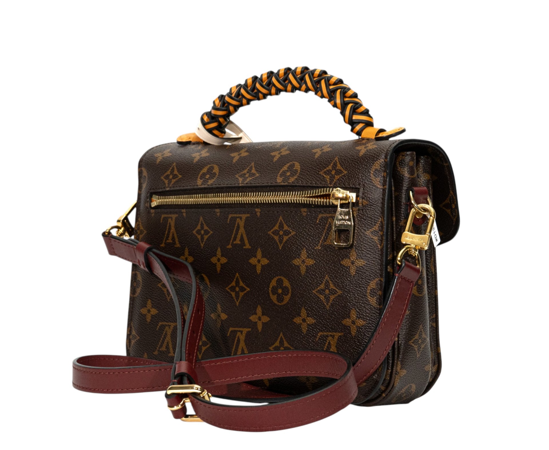 Louis Vuitton Pochette Metis Braided Monogram Saffron