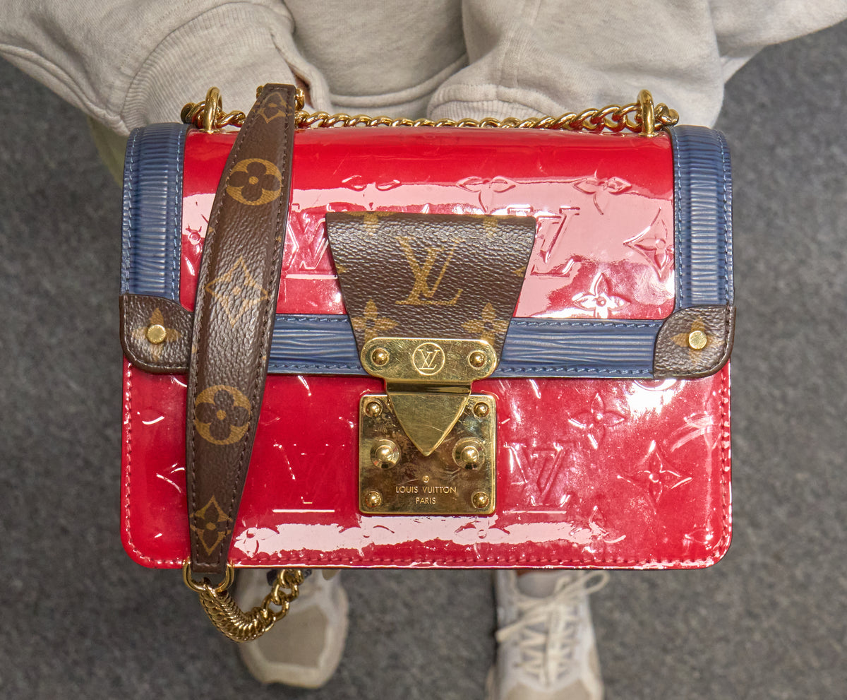Louis Vuitton Wynwood Monogram Vernis Scarlet
