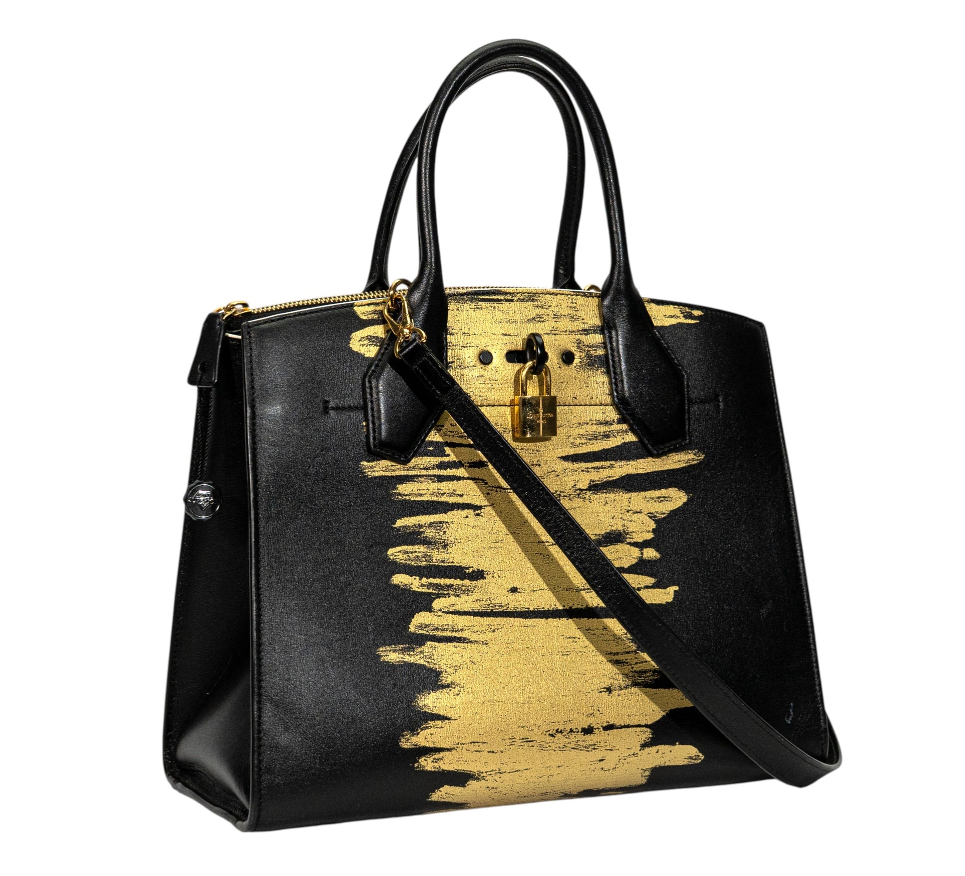 Louis Vuitton City Steamer MM Calfskin Golden Light City