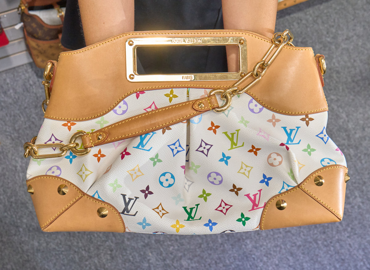 Louis Vuitton Judy MM Monogram Multicolore Blanc