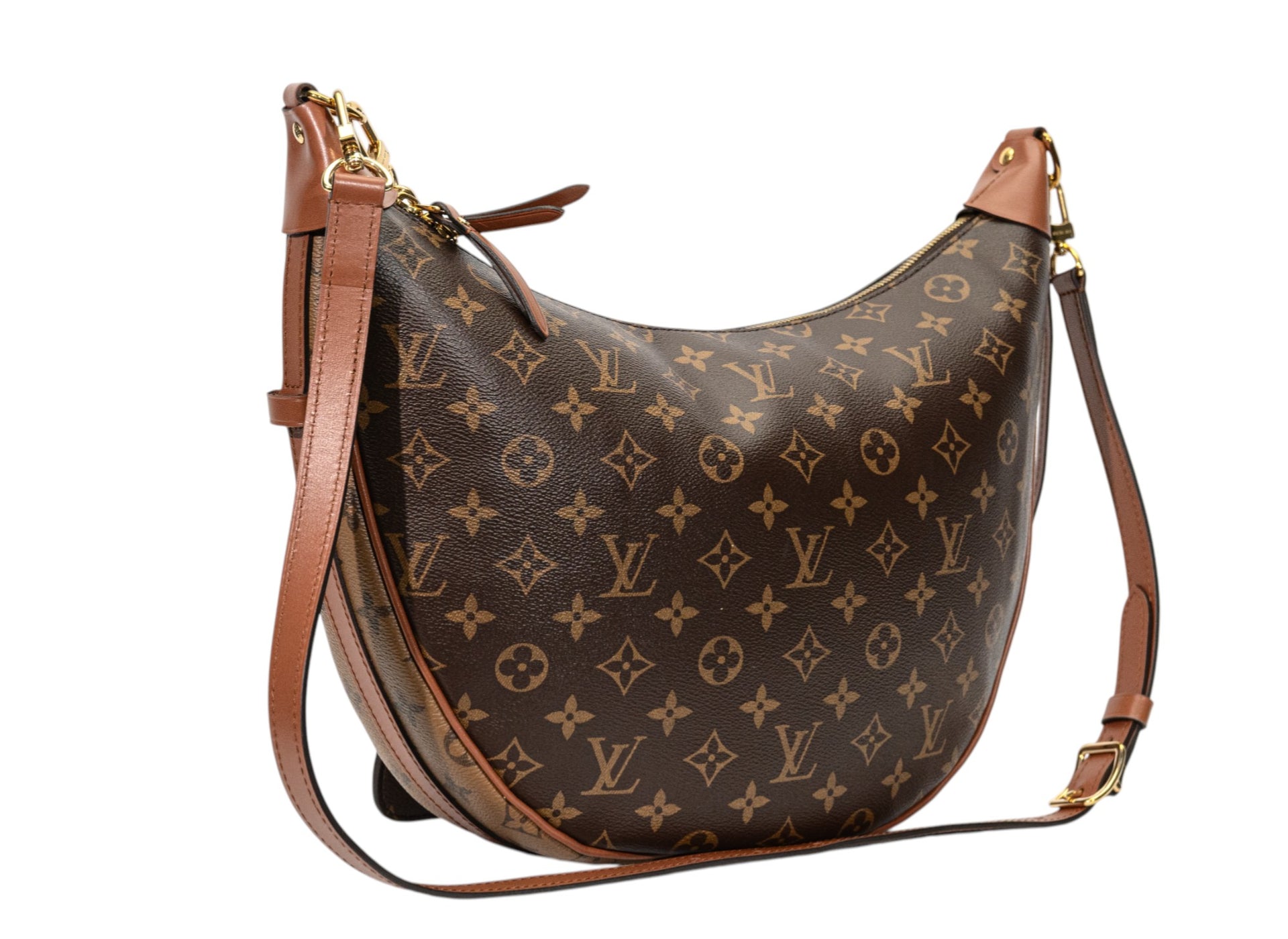 Louis Vuitton Loop Hobo Monogram / Monogram Reverse with Pouch
