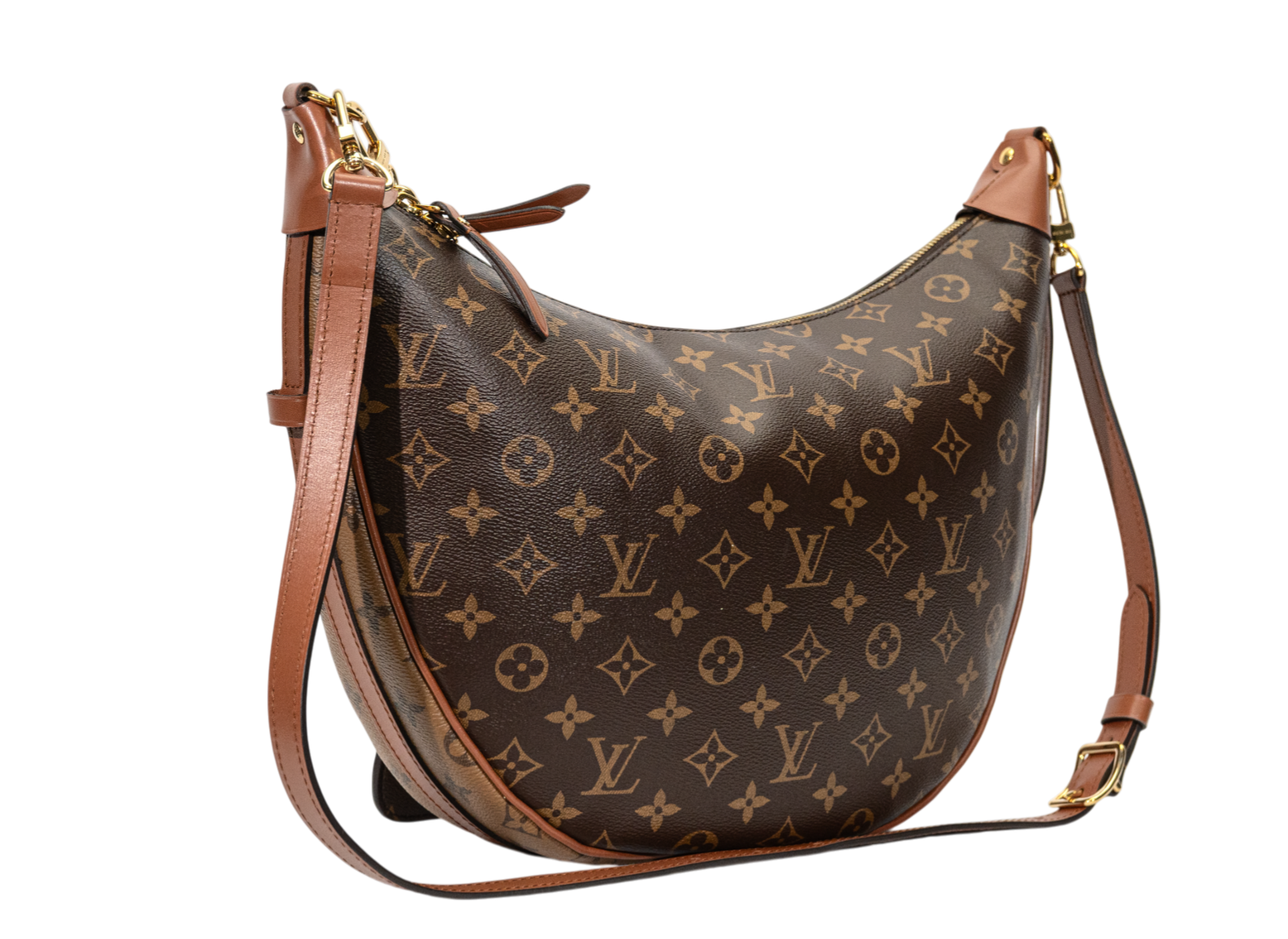Louis Vuitton Loop Hobo Monogram / Monogram Reverse with Pouch