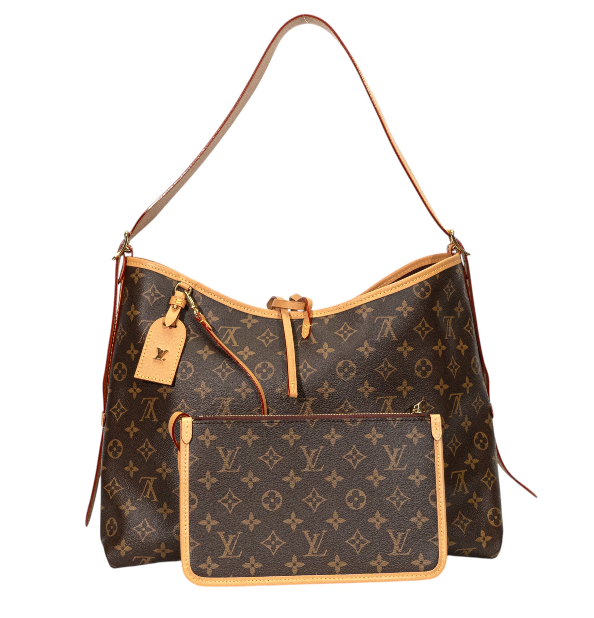 Louis Vuitton Carryall MM Monogram with Pouch