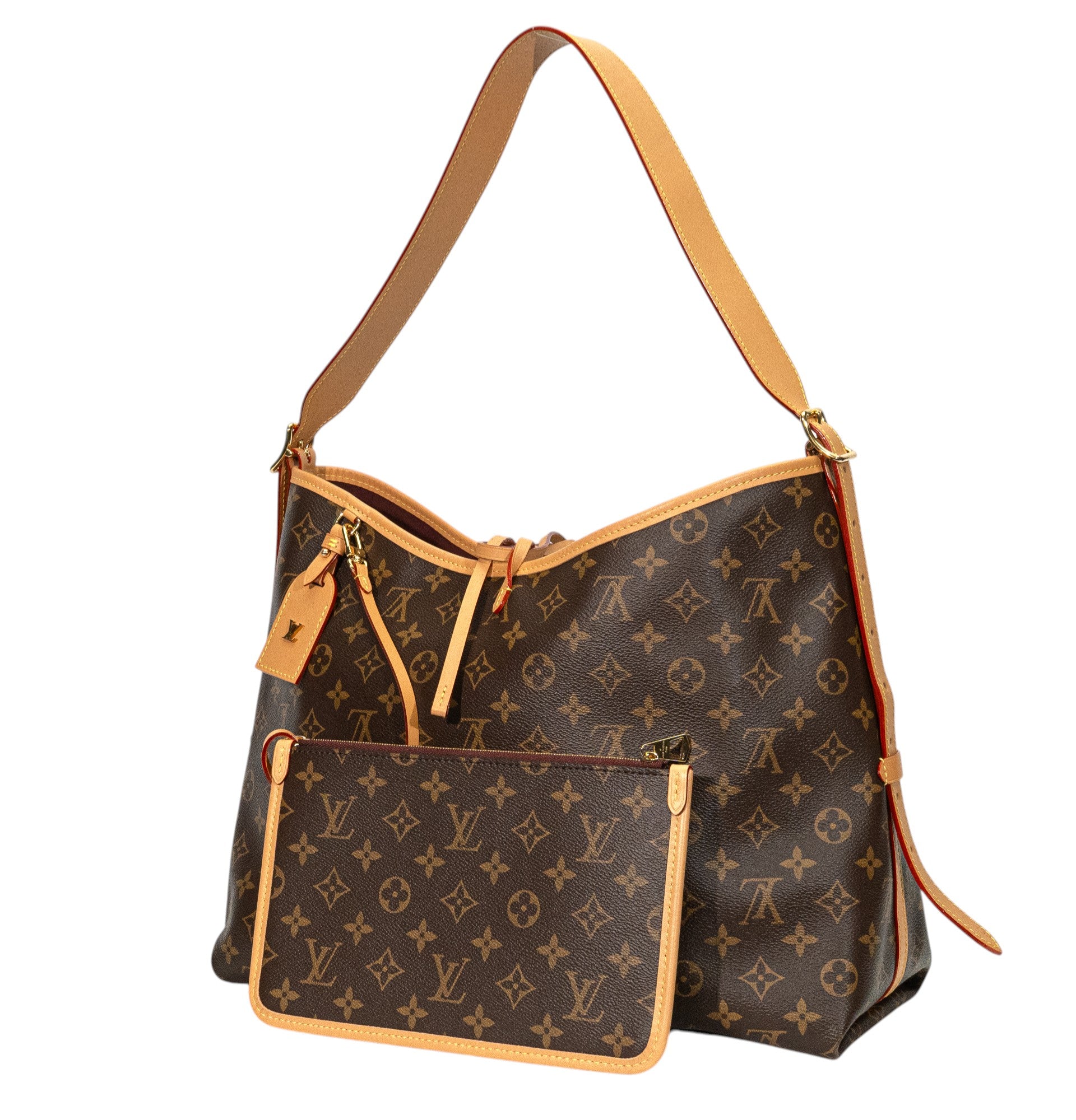 Louis Vuitton Carryall MM Monogram with Pouch