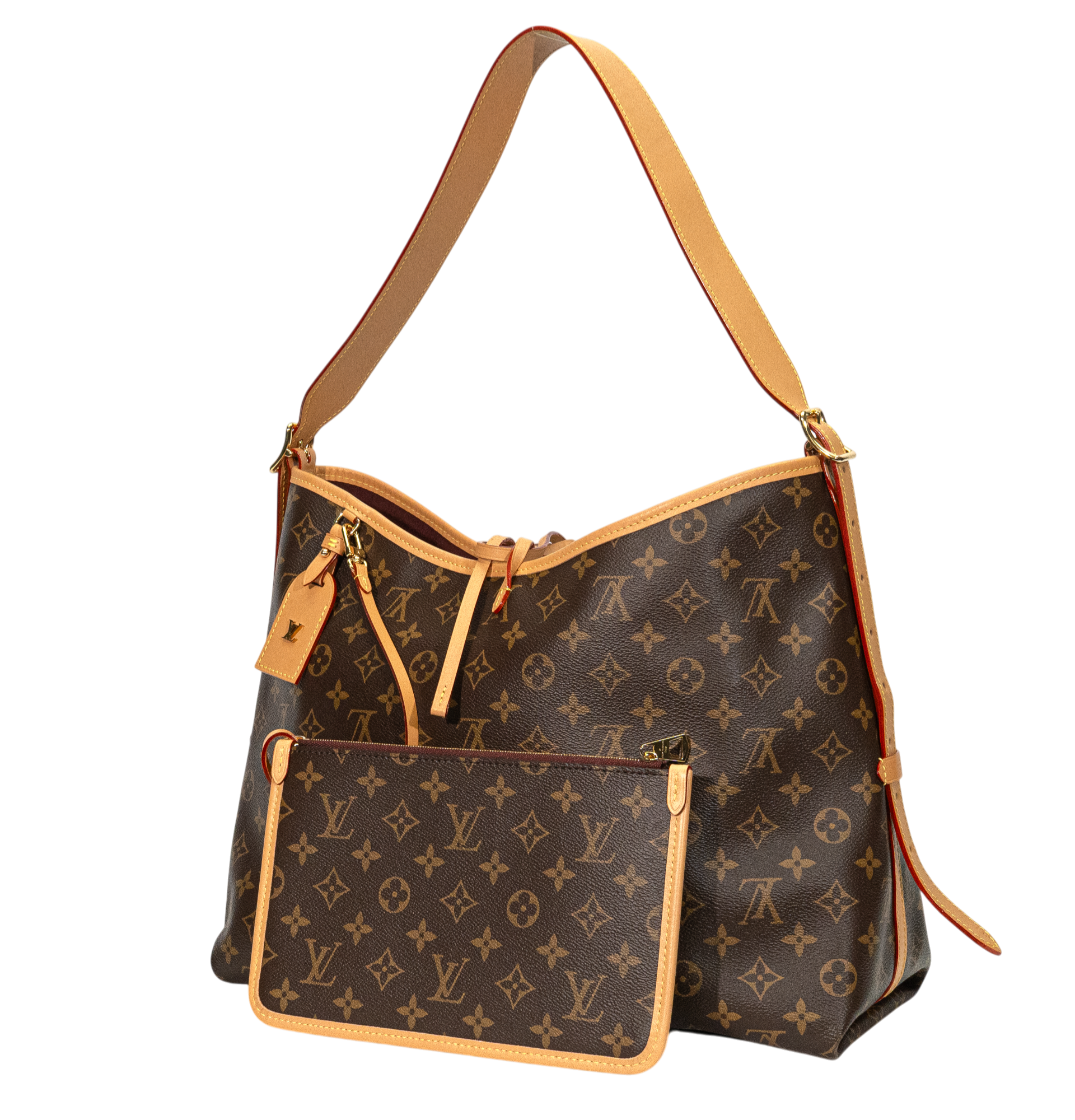 Louis Vuitton Carryall MM Monogram with Pouch