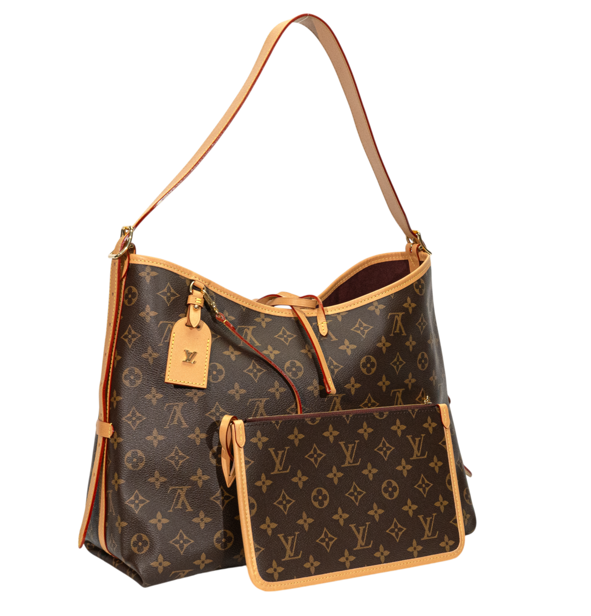 Louis Vuitton Carryall MM Monogram with Pouch
