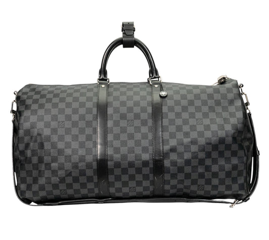 Louis Vuitton Keepall Bandouliere 55 Damier Graphite