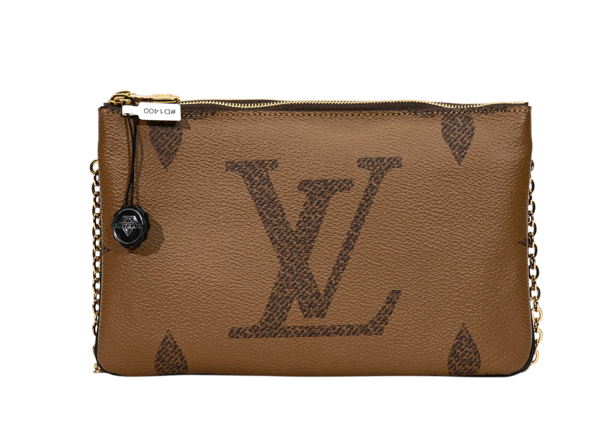 Louis Vuitton Double Pochette Monogram Giant Reverse