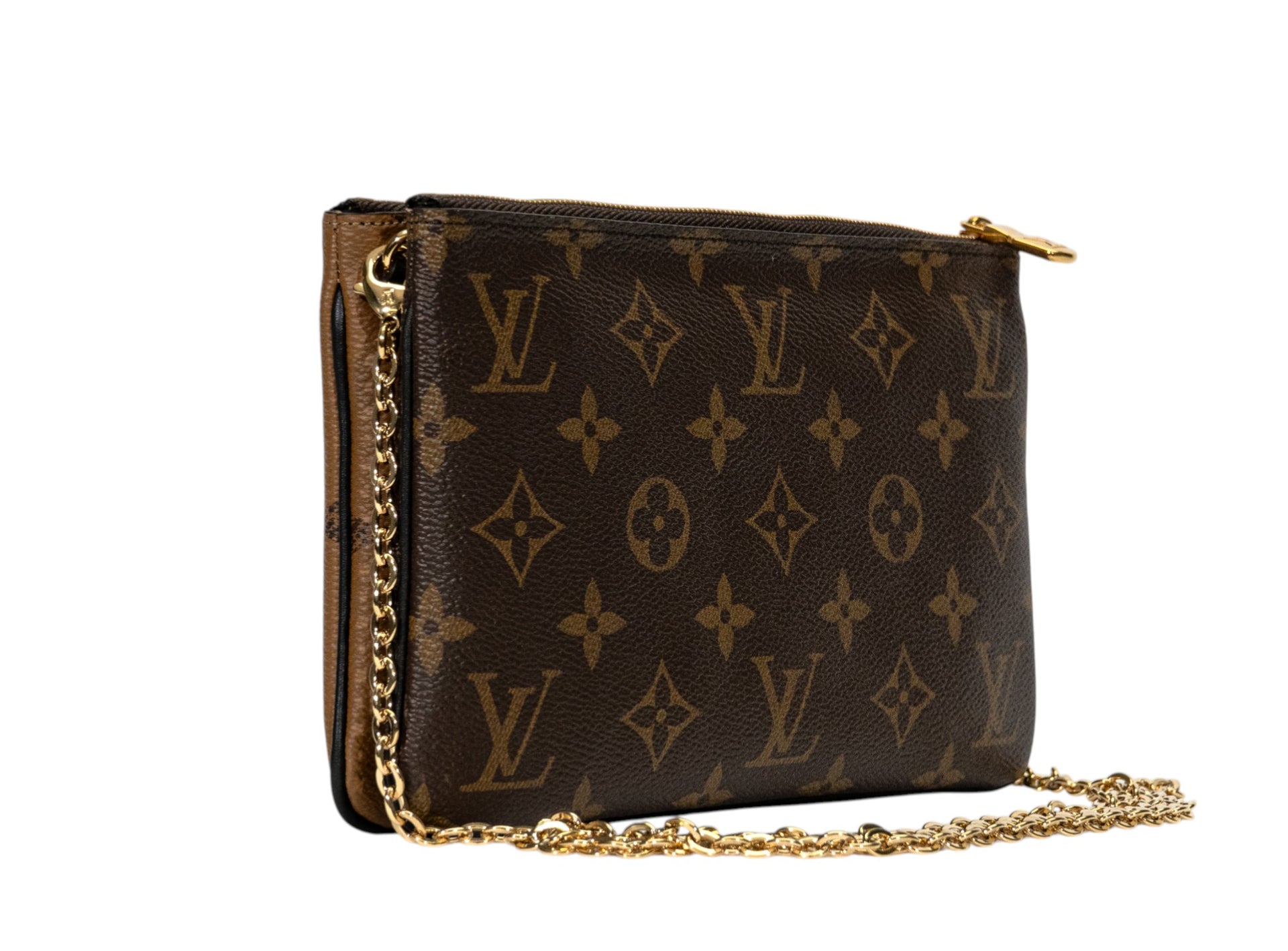 Louis Vuitton Double Pochette Monogram Giant Reverse