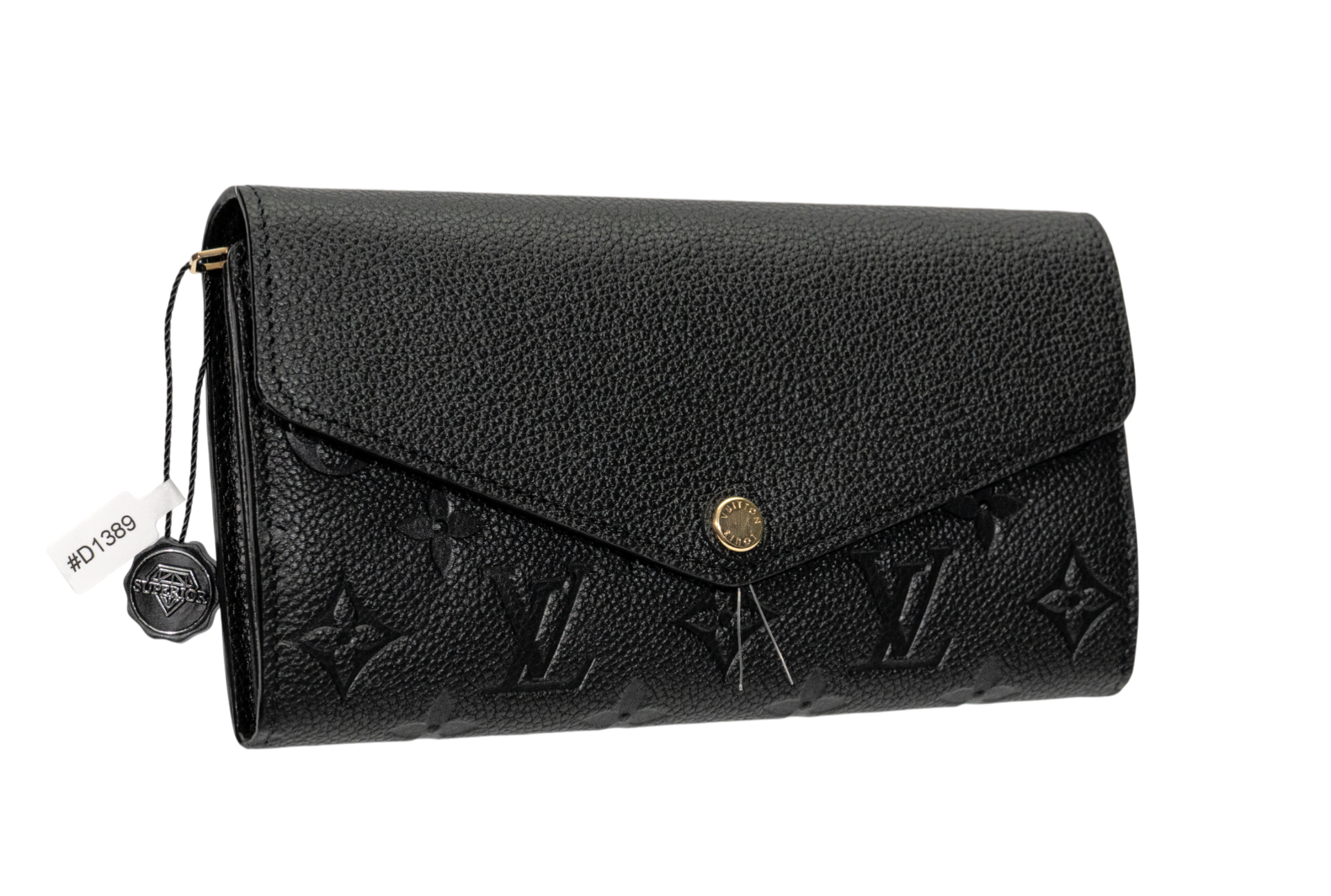 Louis Vuitton Sarah Wallet Monogram Empreinte Noir