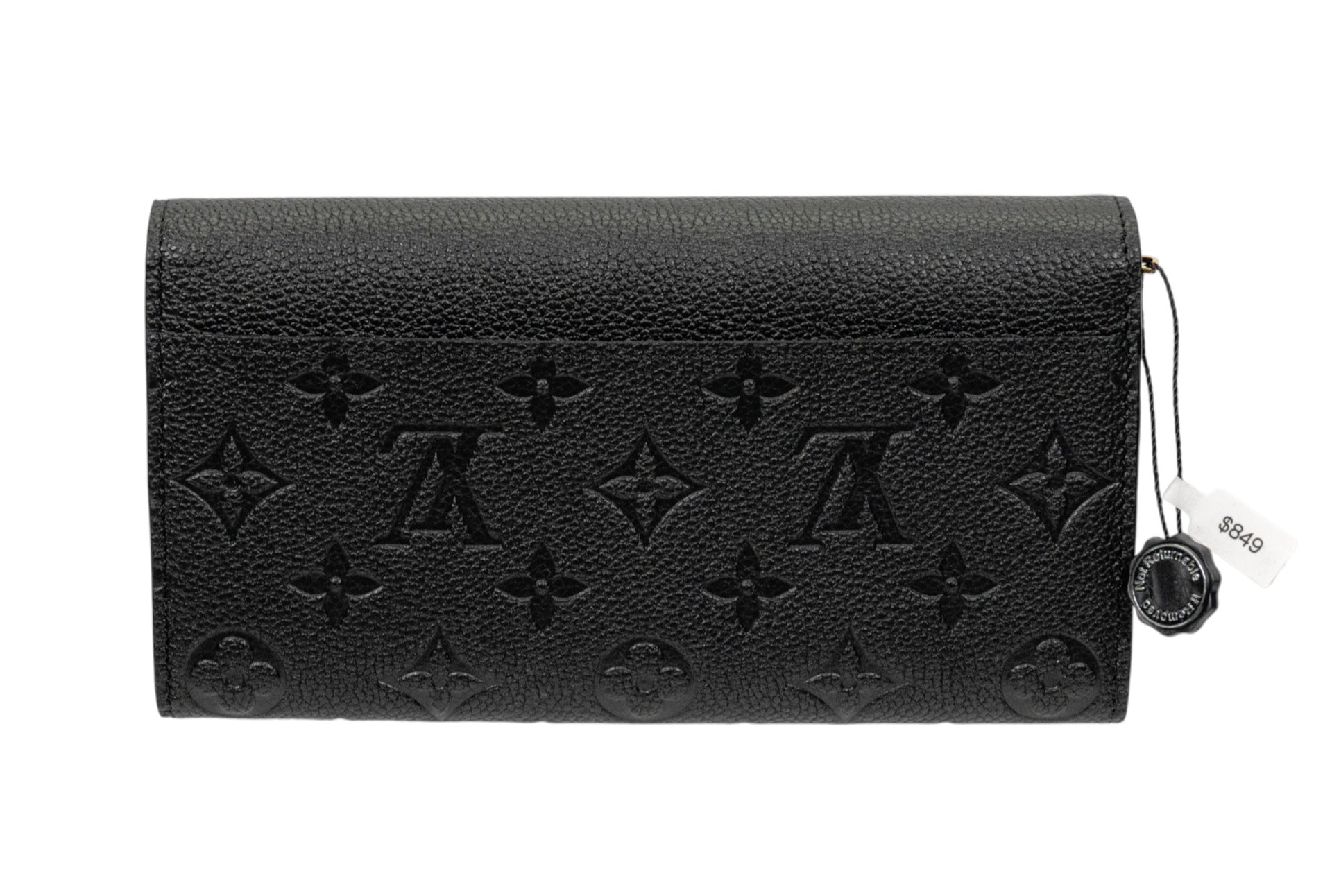 Louis Vuitton Sarah Wallet Monogram Empreinte Noir