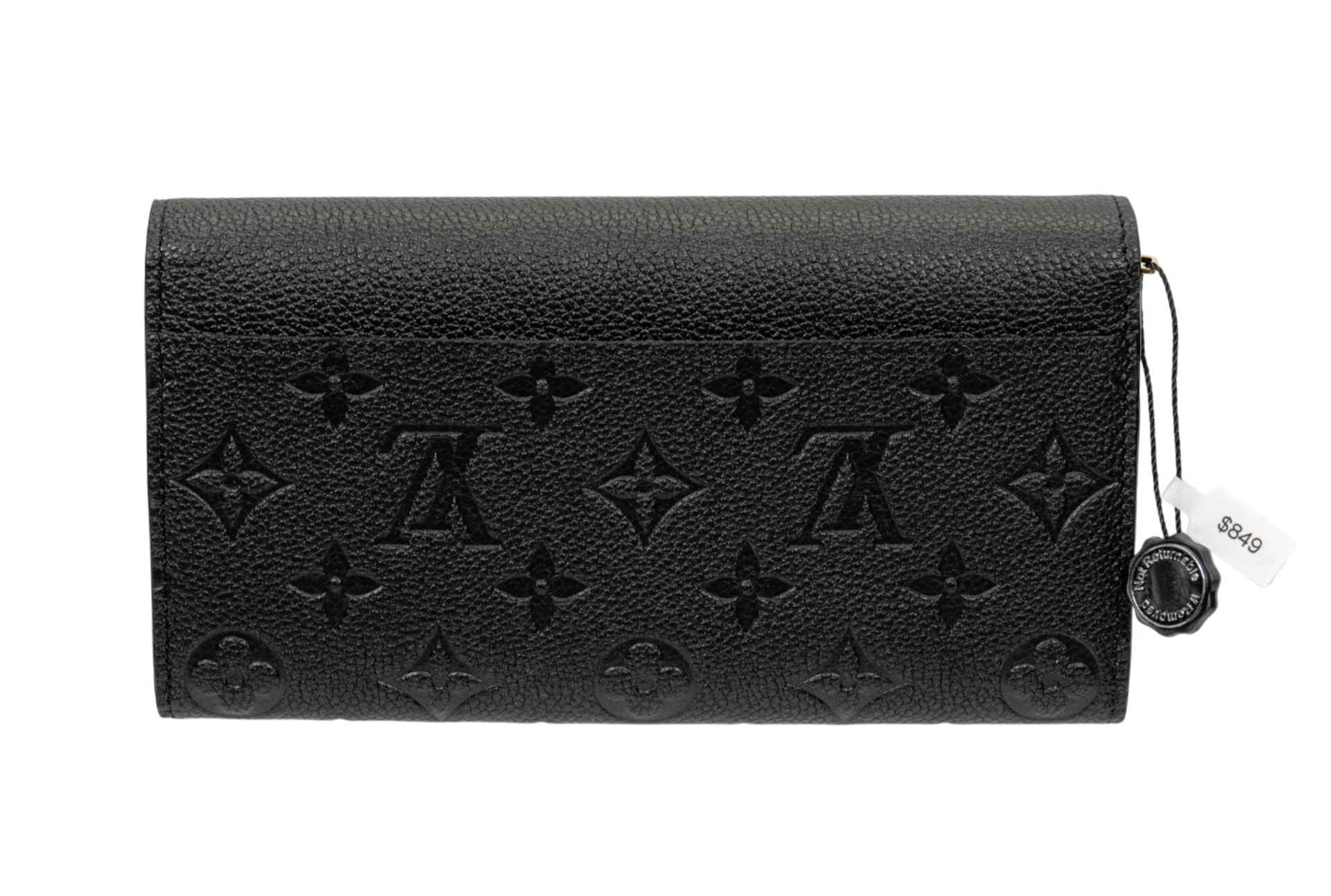 Louis Vuitton Sarah Wallet Monogram Empreinte Noir