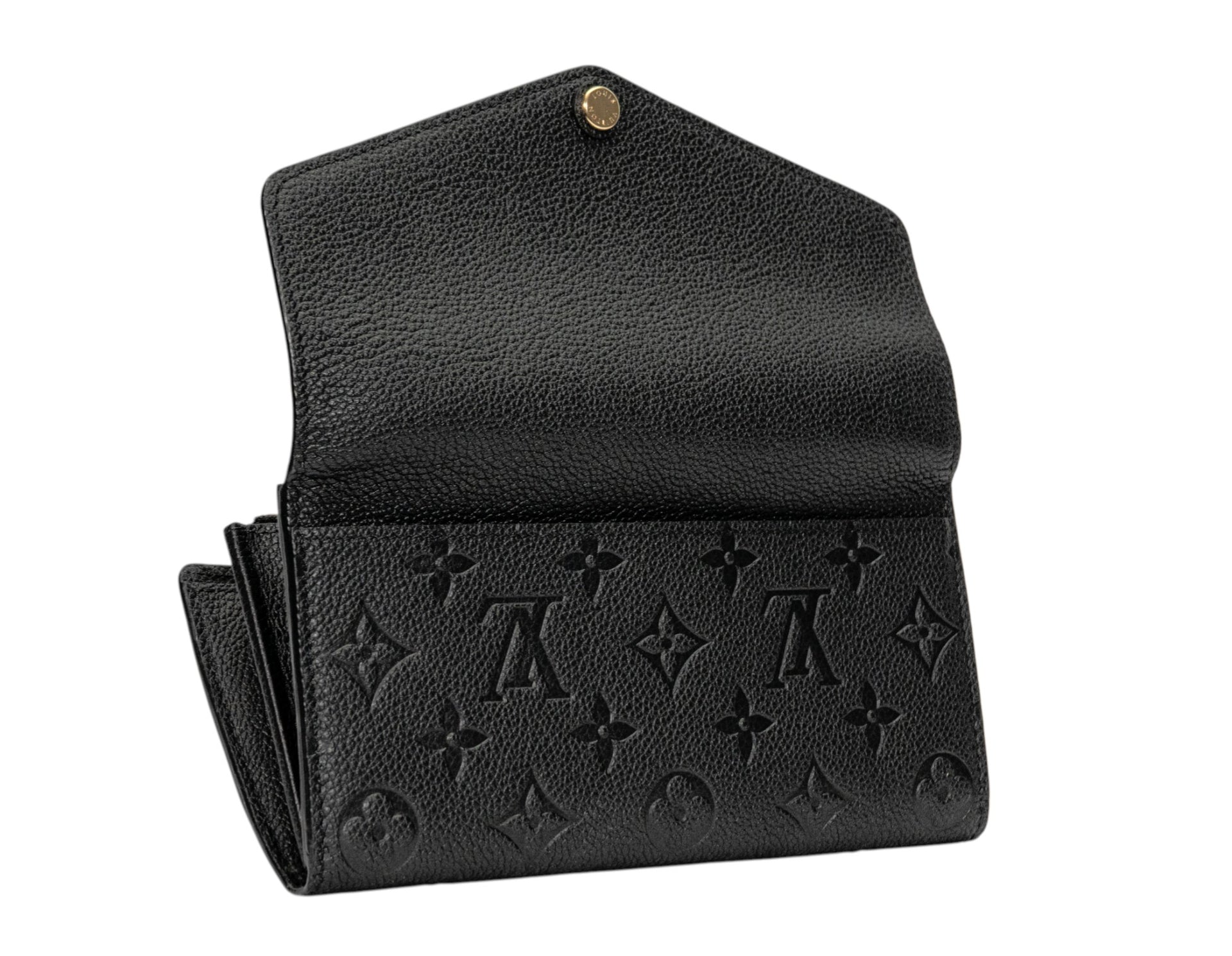Louis Vuitton Sarah Wallet Monogram Empreinte Noir