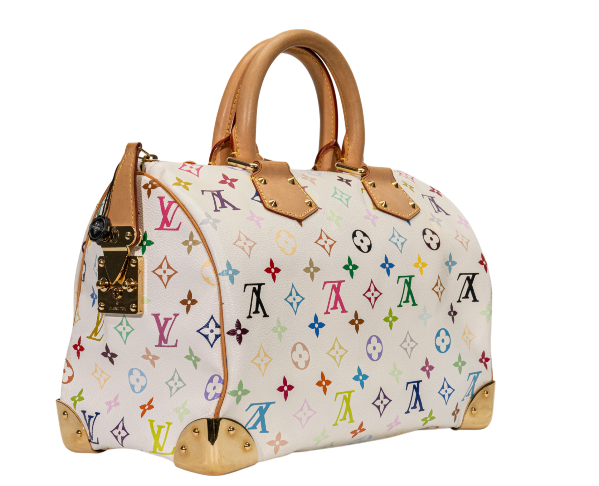 Louis Vuitton Speedy 30 Monogram Multicolore Blanc