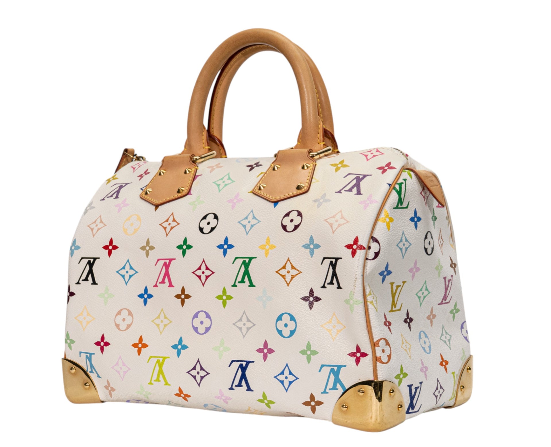 Louis Vuitton Speedy 30 Monogram Multicolore Blanc