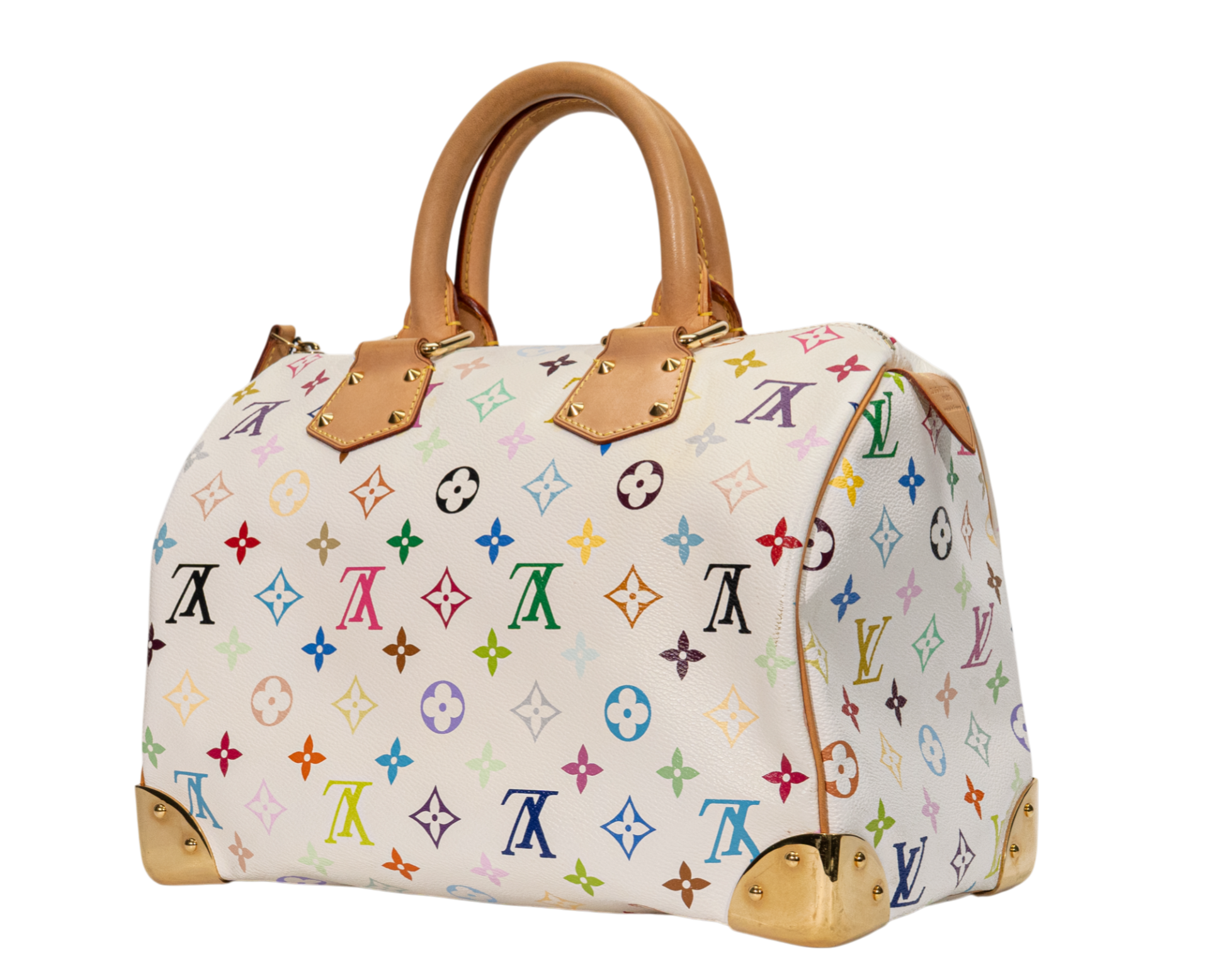 Louis Vuitton Speedy 30 Monogram Multicolore Blanc