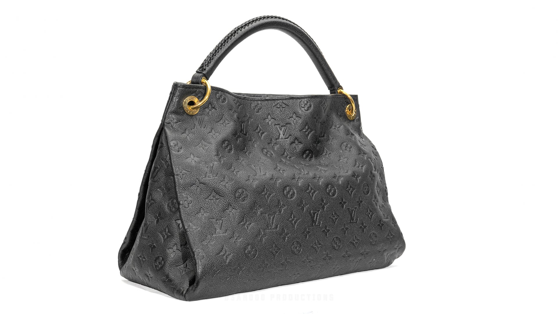 Louis Vuitton Artsy MM Black Empriente Leather Monogram