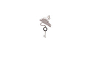 Tiffany & Co Key Pendant in 18K White Gold on Tiffany 18K White Gold Chain
