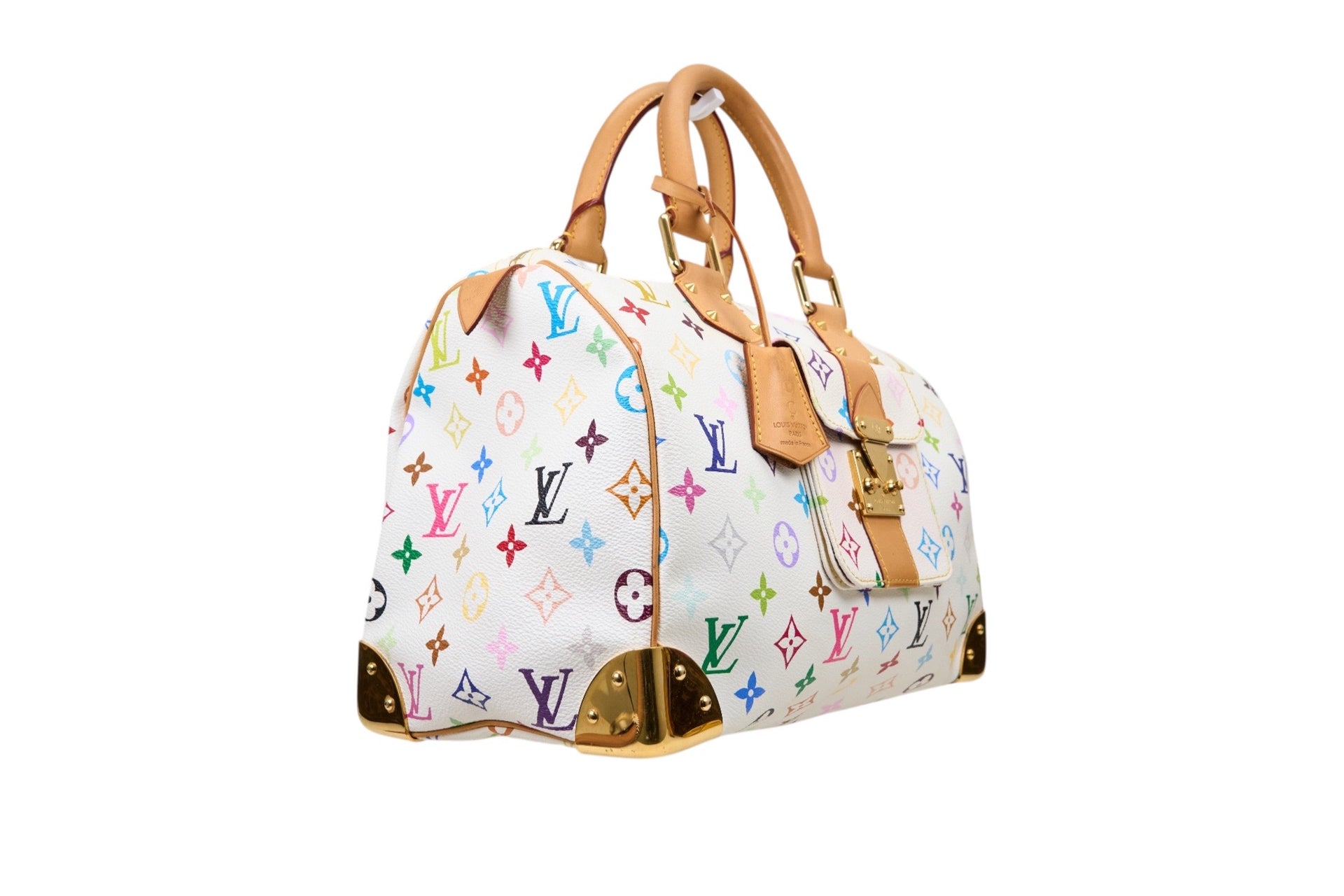 Louis Vuitton Speedy 30 Monogram Multicolore Blanc