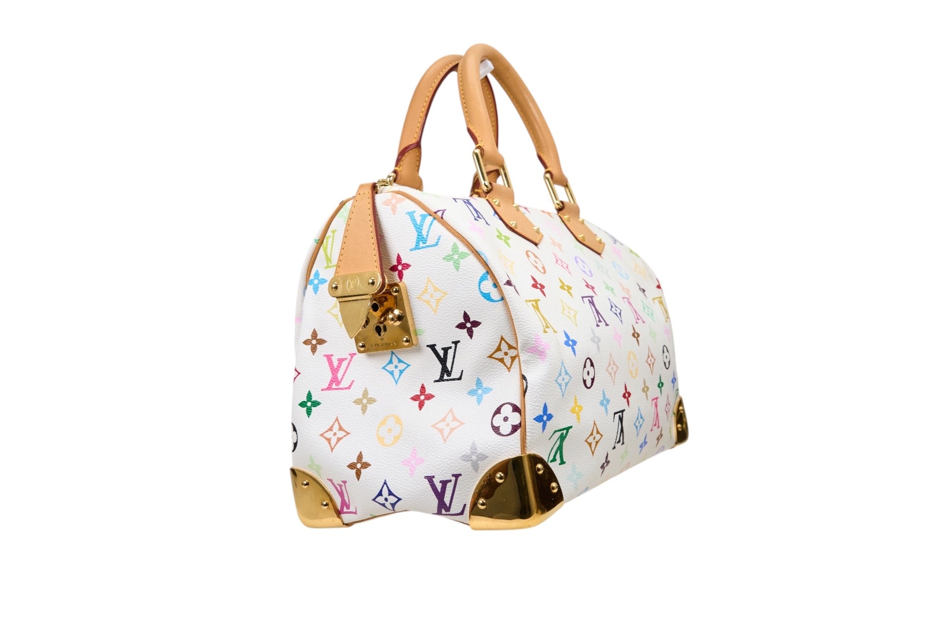 Louis Vuitton Speedy 30 Monogram Multicolore Blanc