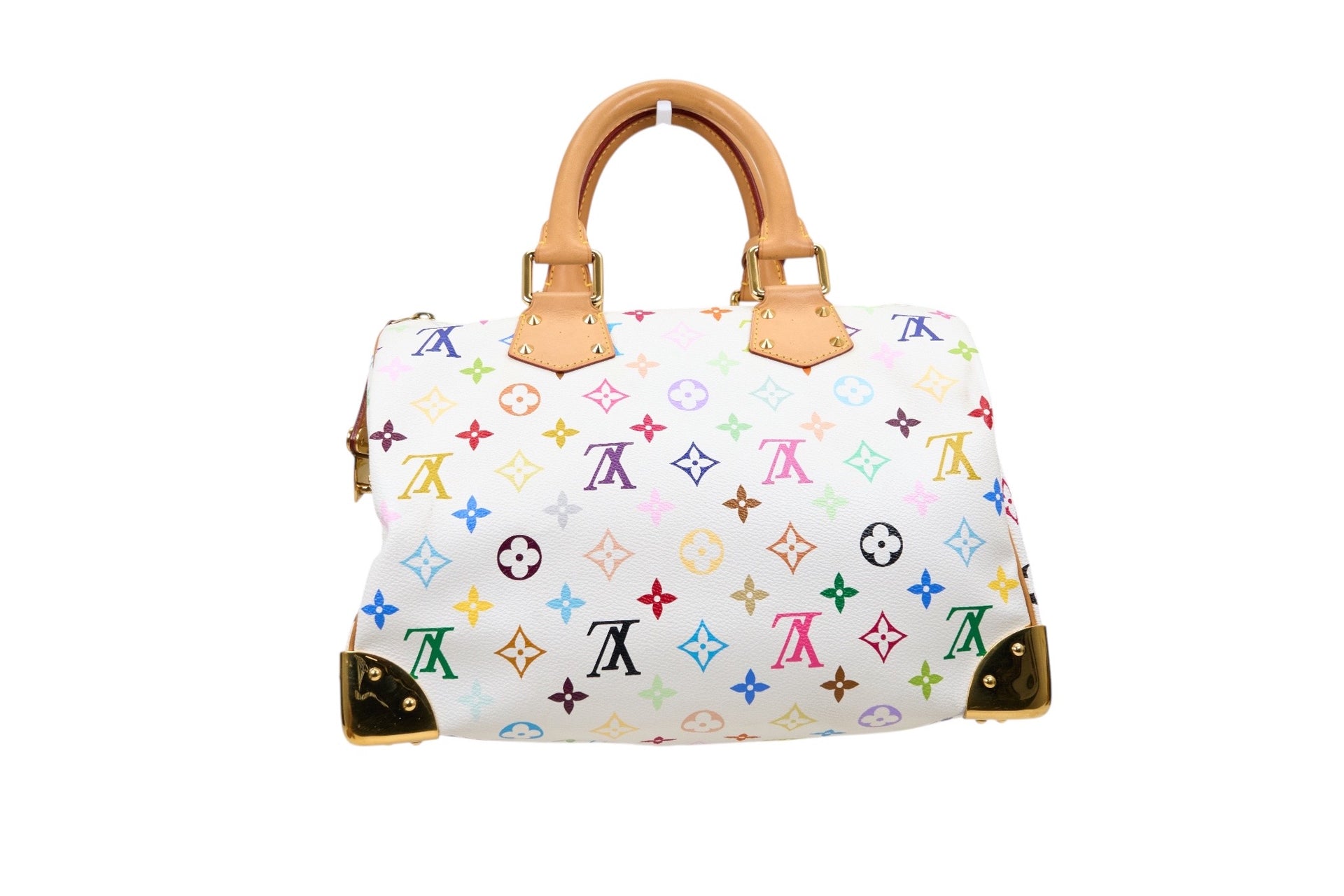 Louis Vuitton Speedy 30 Monogram Multicolore Blanc