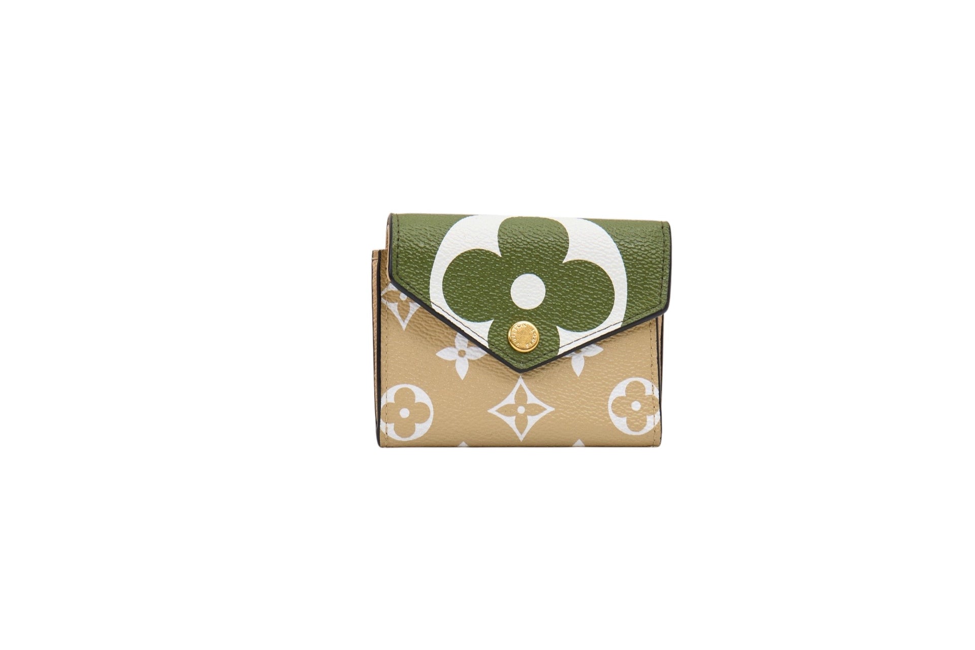 Louis Vuitton Zoe Wallet Monogram Giant Khaki Blanc