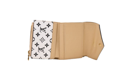 Louis Vuitton Zoe Wallet Monogram Giant Khaki Blanc