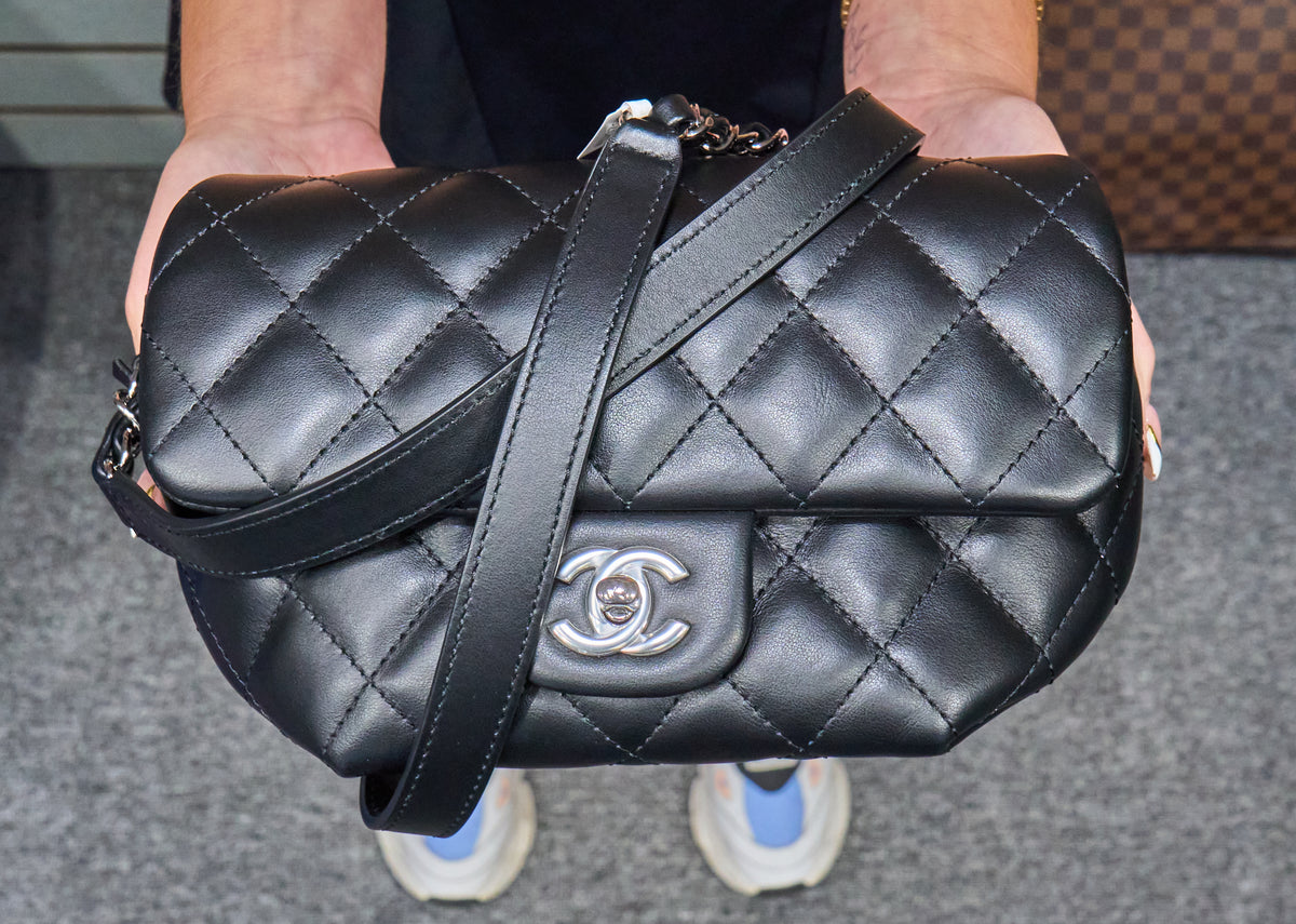 Chanel Quilted CC Uniform Flap Bag