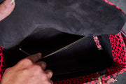 Christian Dior Lady Dior Leopard Pattern Leather Bag