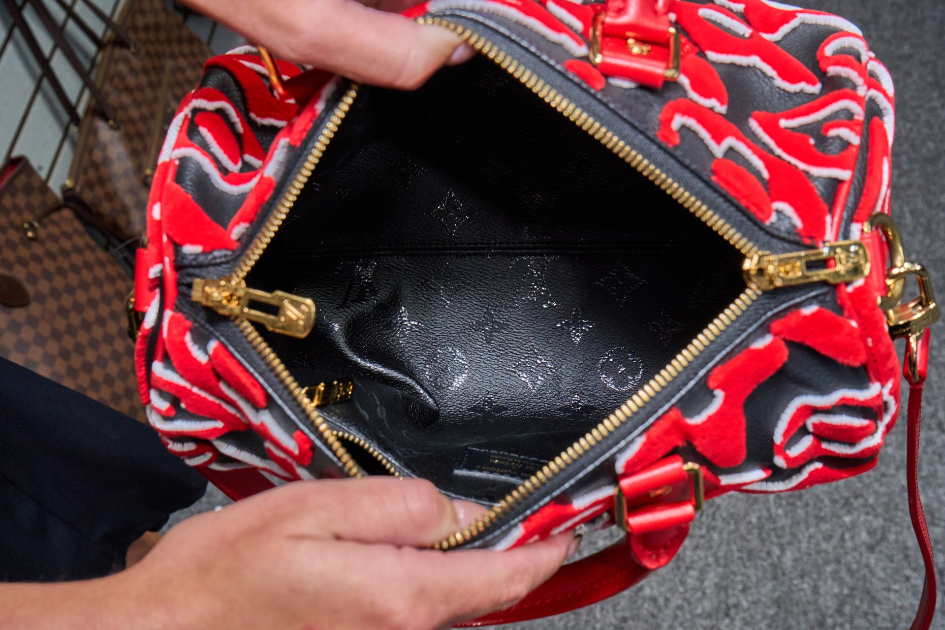 Louis Vuitton x Urs Fischer Limited Edition Speedy Bandouliere 25