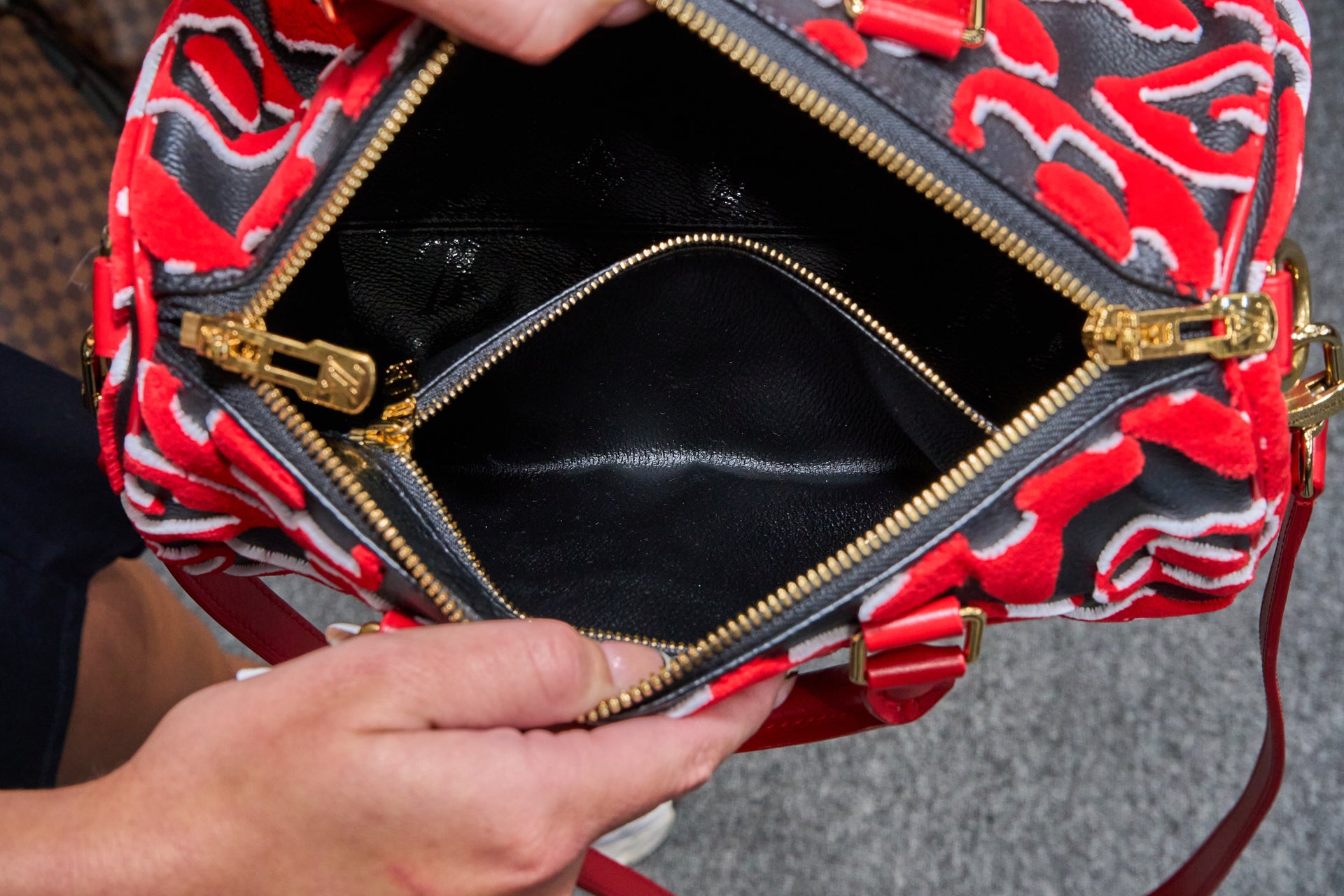 Louis Vuitton x Urs Fischer Limited Edition Speedy Bandouliere 25