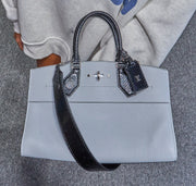 Louis Vuitton City Steamer EW Calf Leather Python White/Black