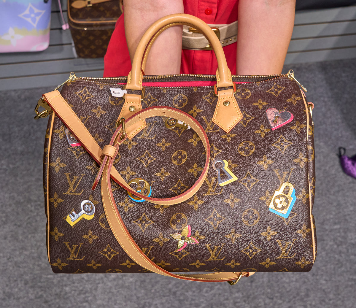 Louis Vuitton Speedy Bandouliere 30 Monogram Love Lock