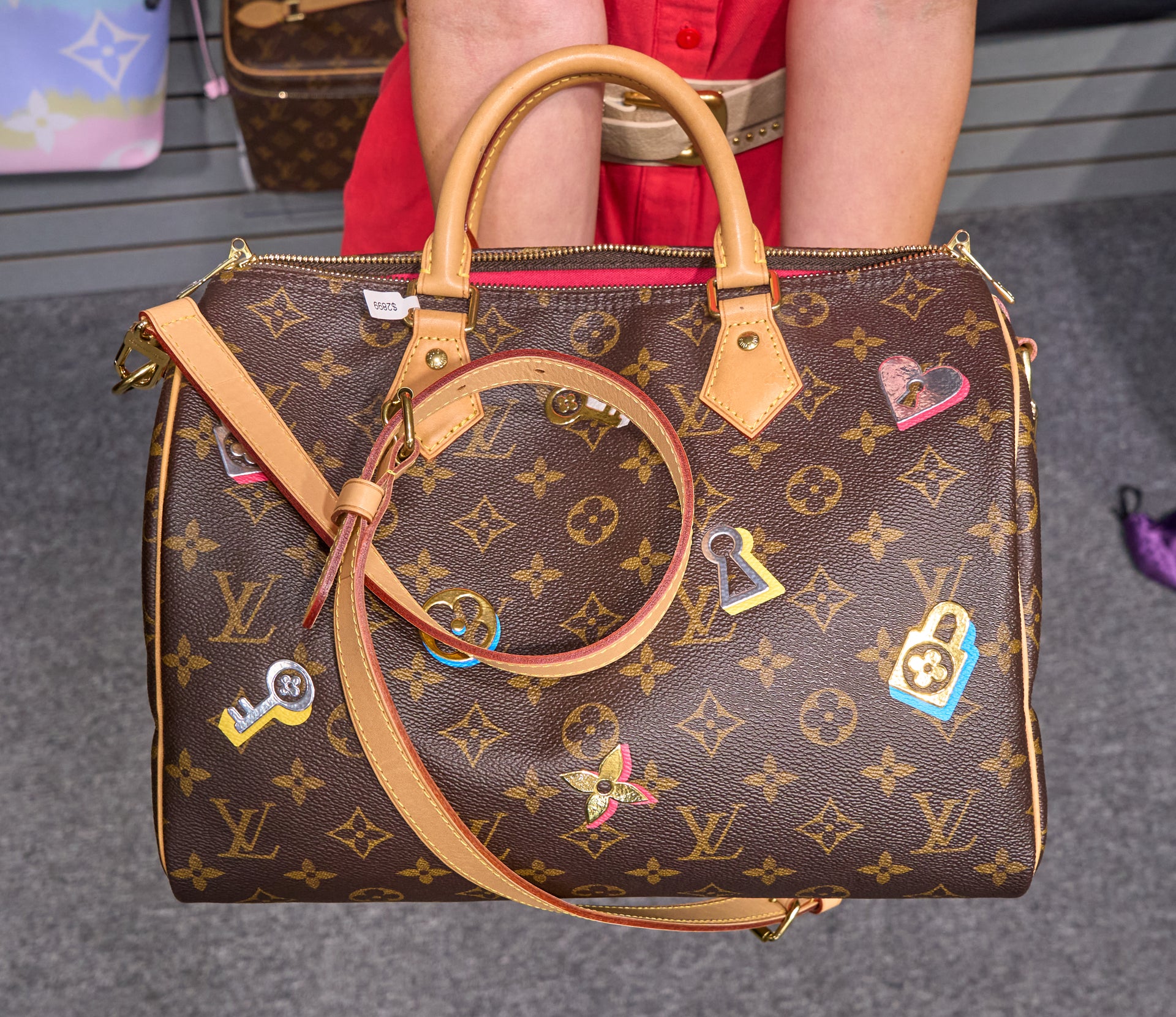 Louis Vuitton Speedy Bandouliere 30 Monogram Love Lock